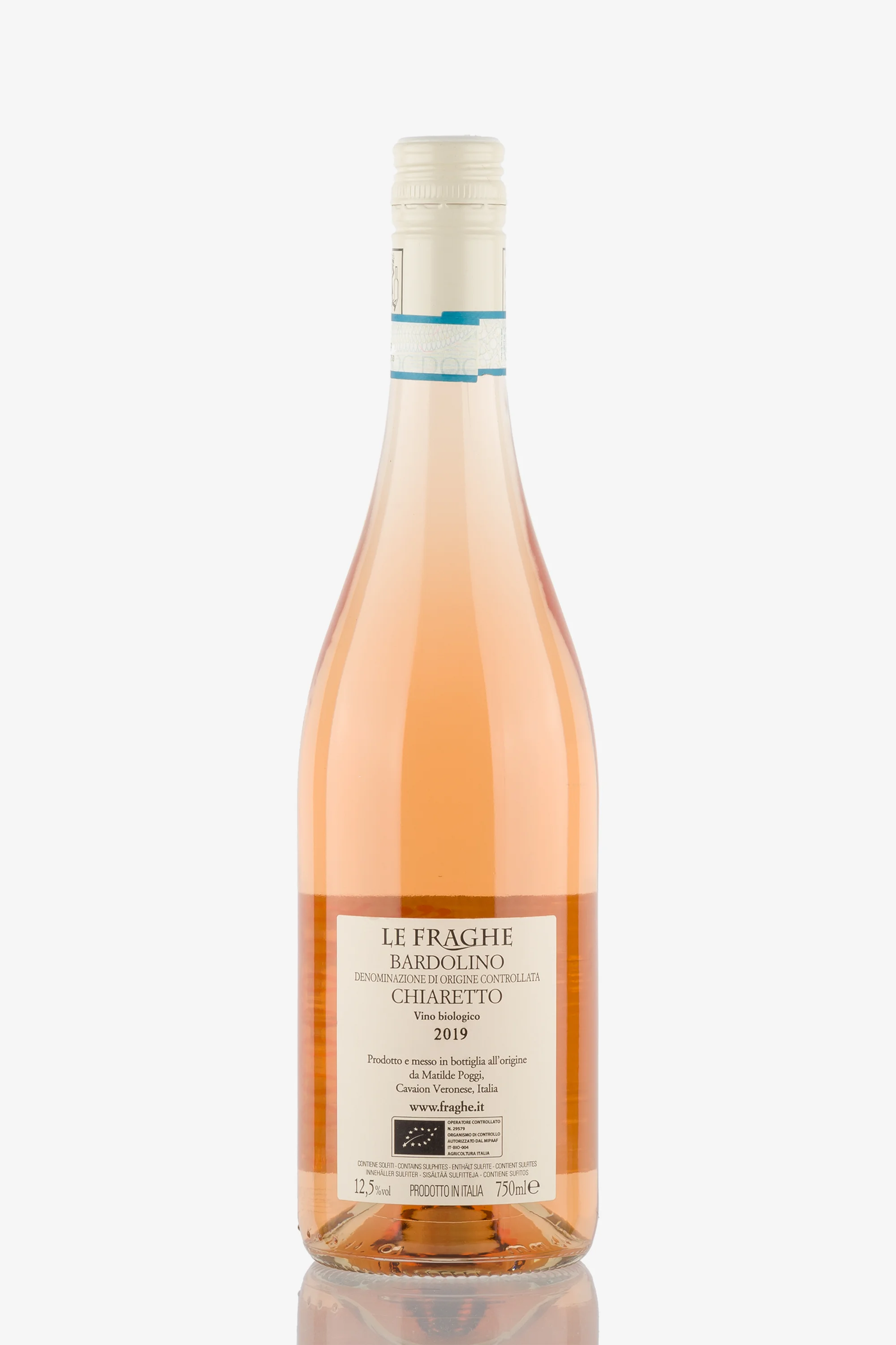 selected wine variant rear image