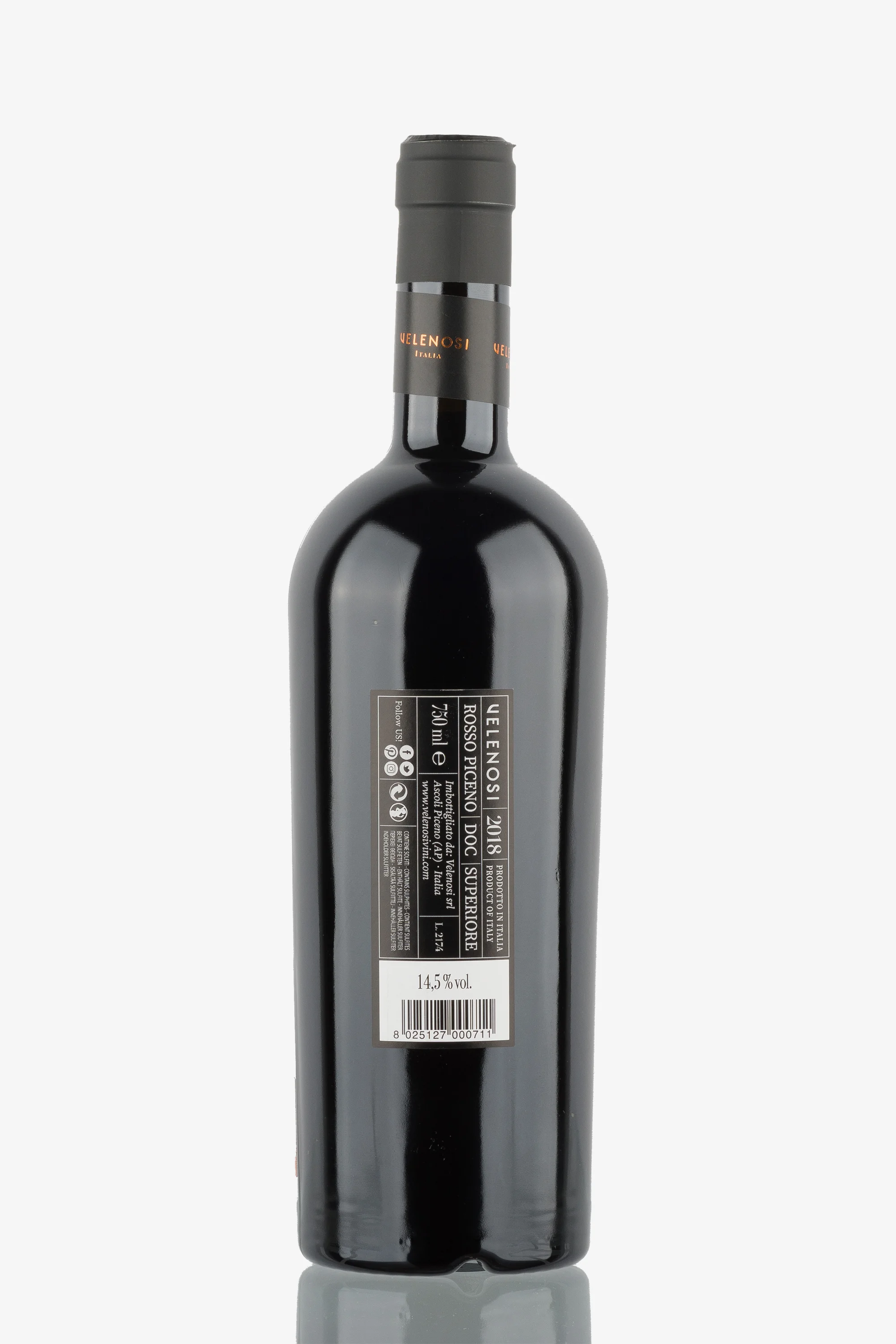 selected wine variant rear image