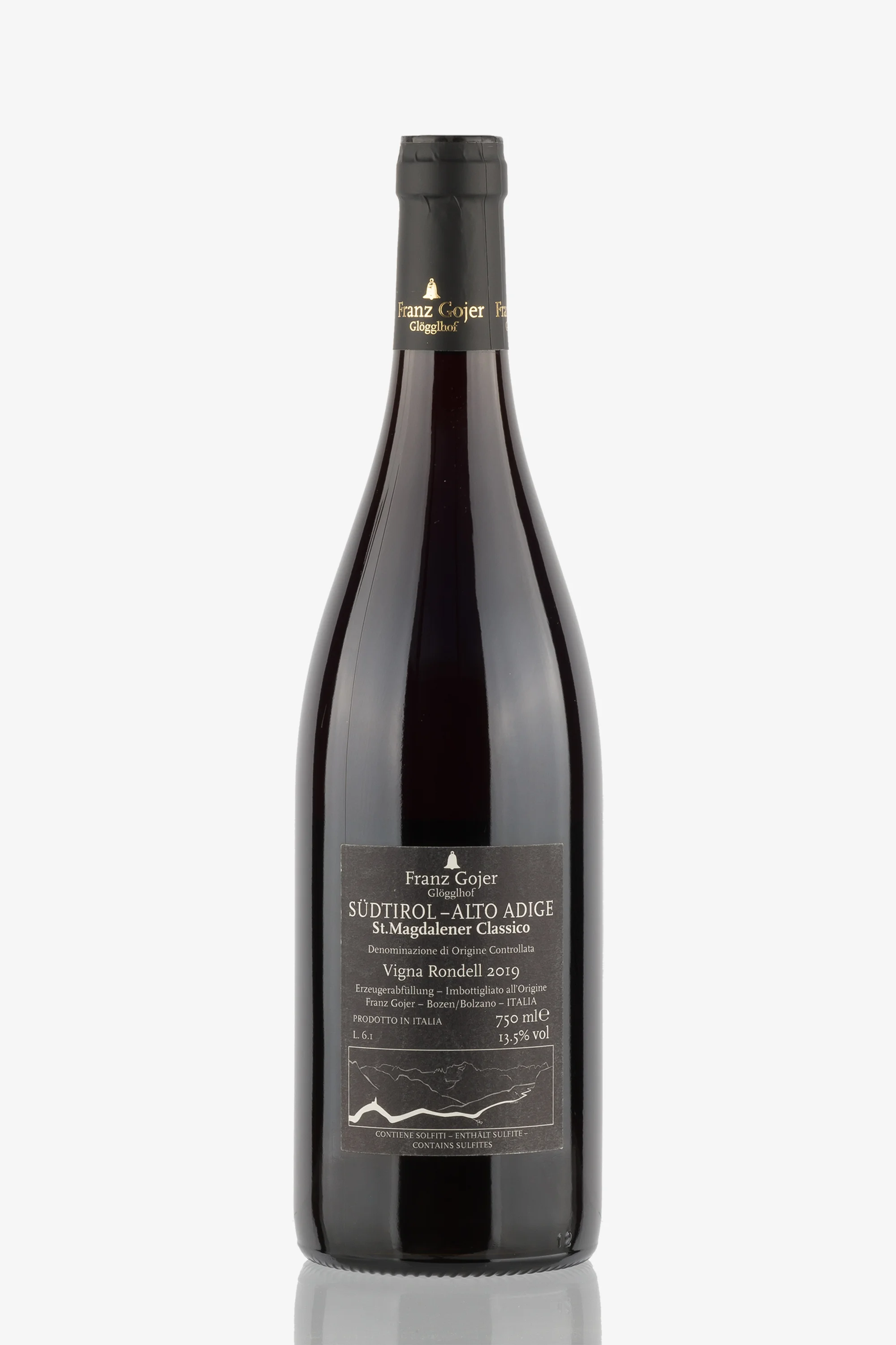 selected wine variant rear image