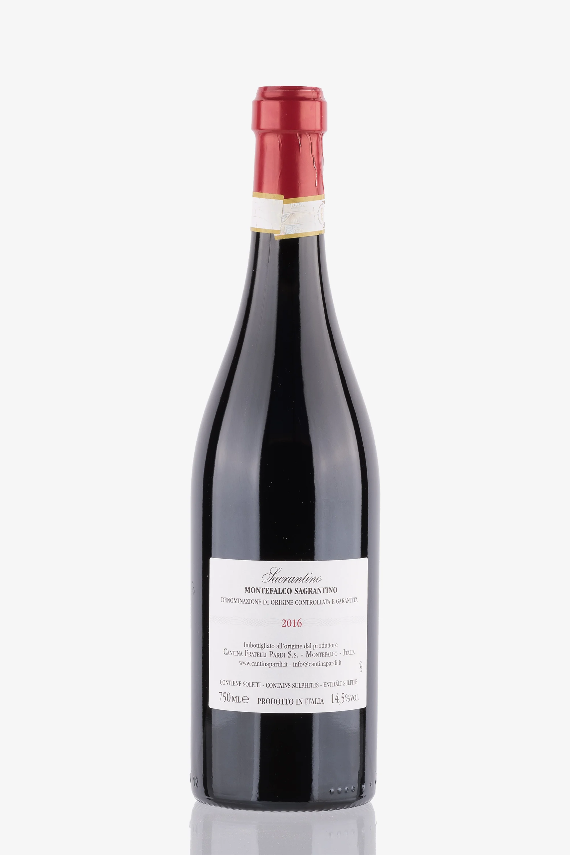 selected wine variant rear image