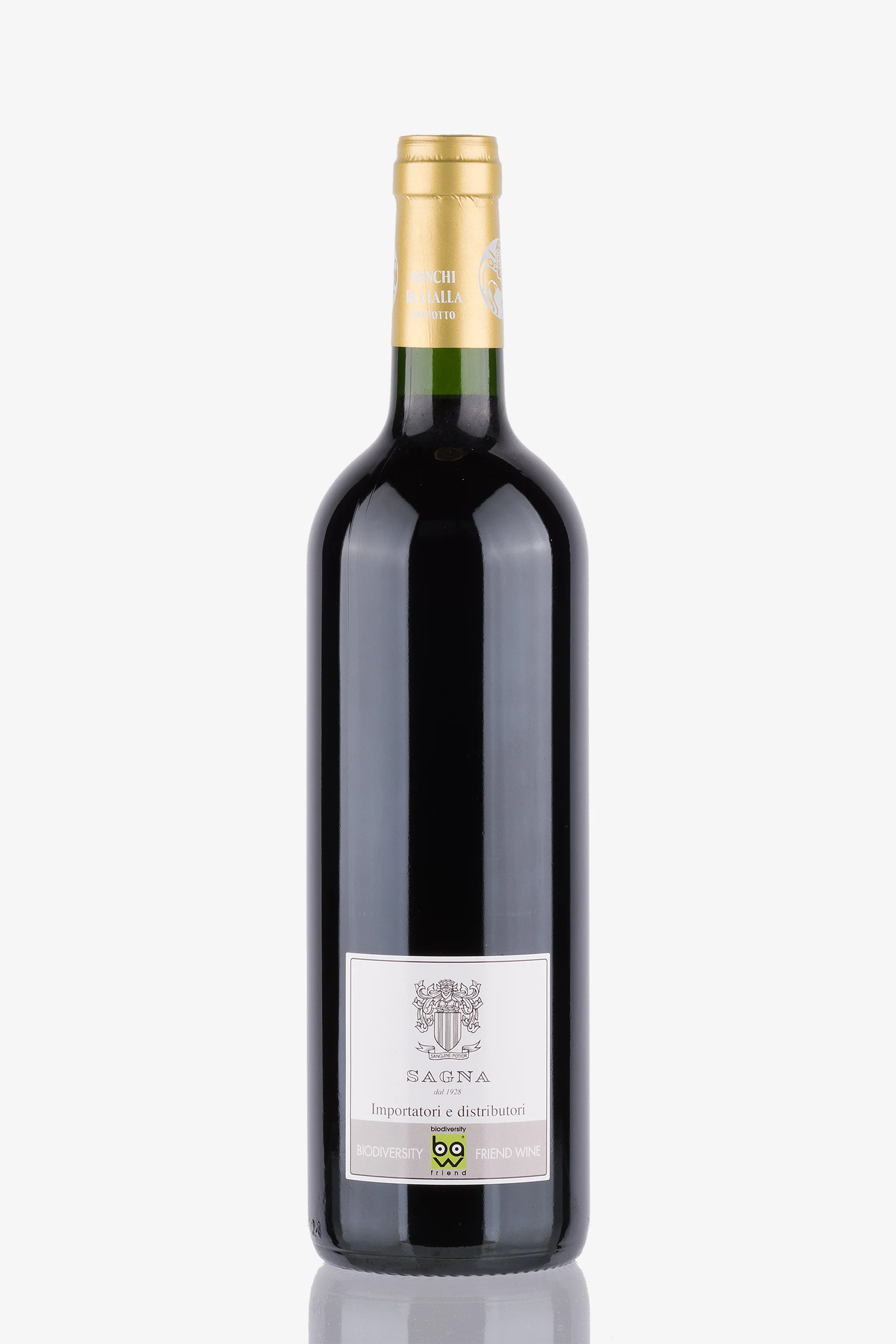 selected wine variant rear image