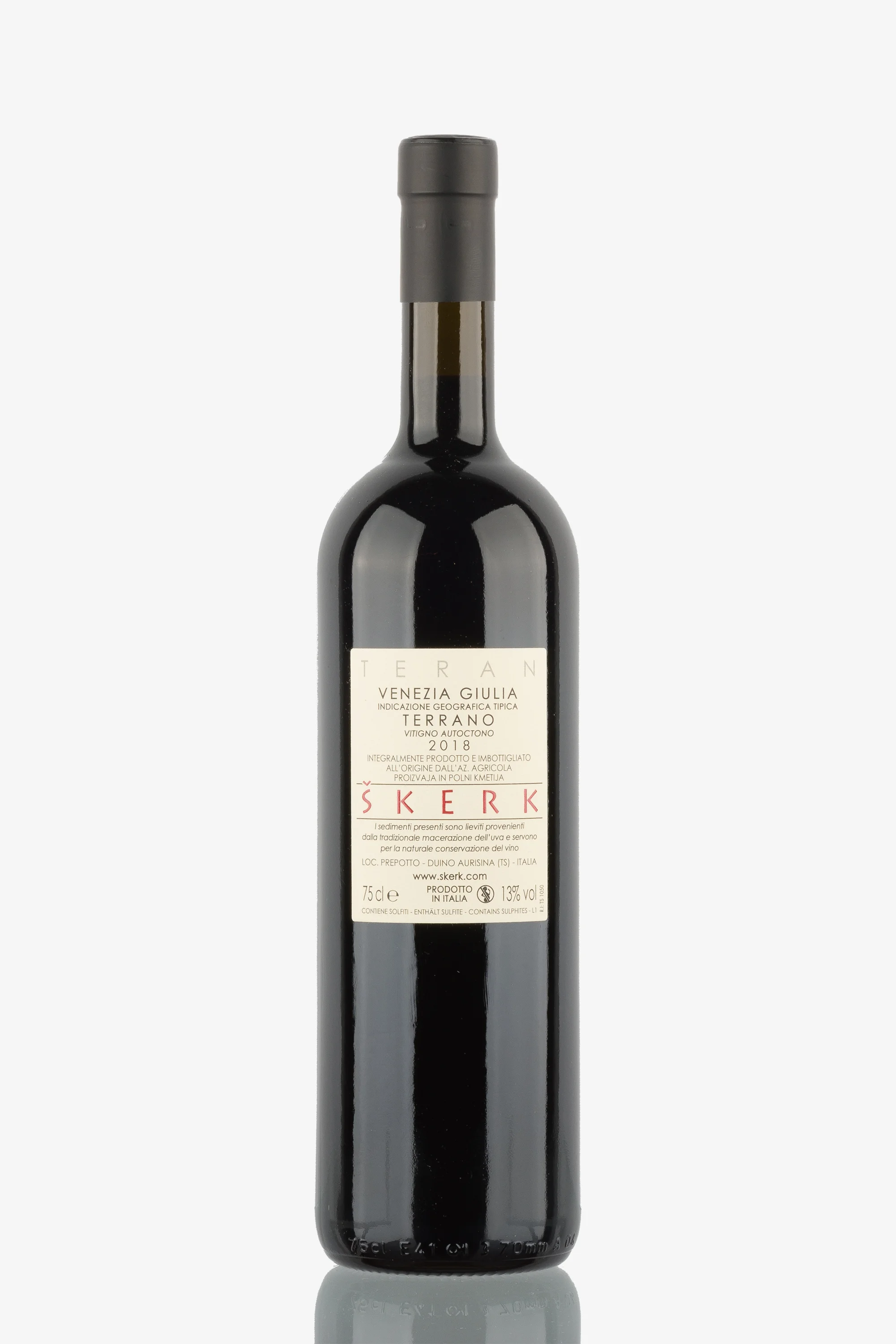 selected wine variant rear image