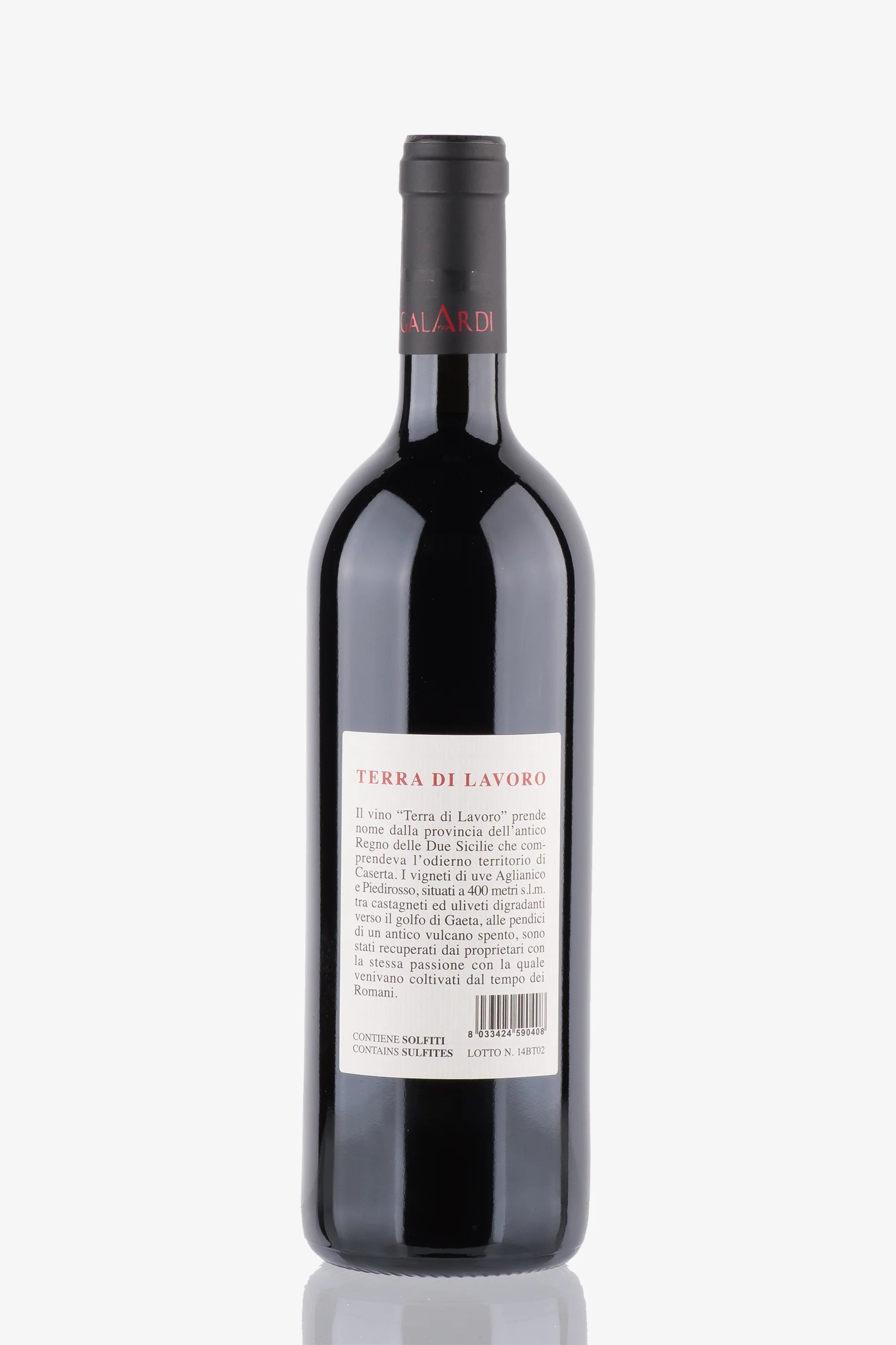selected wine variant rear image