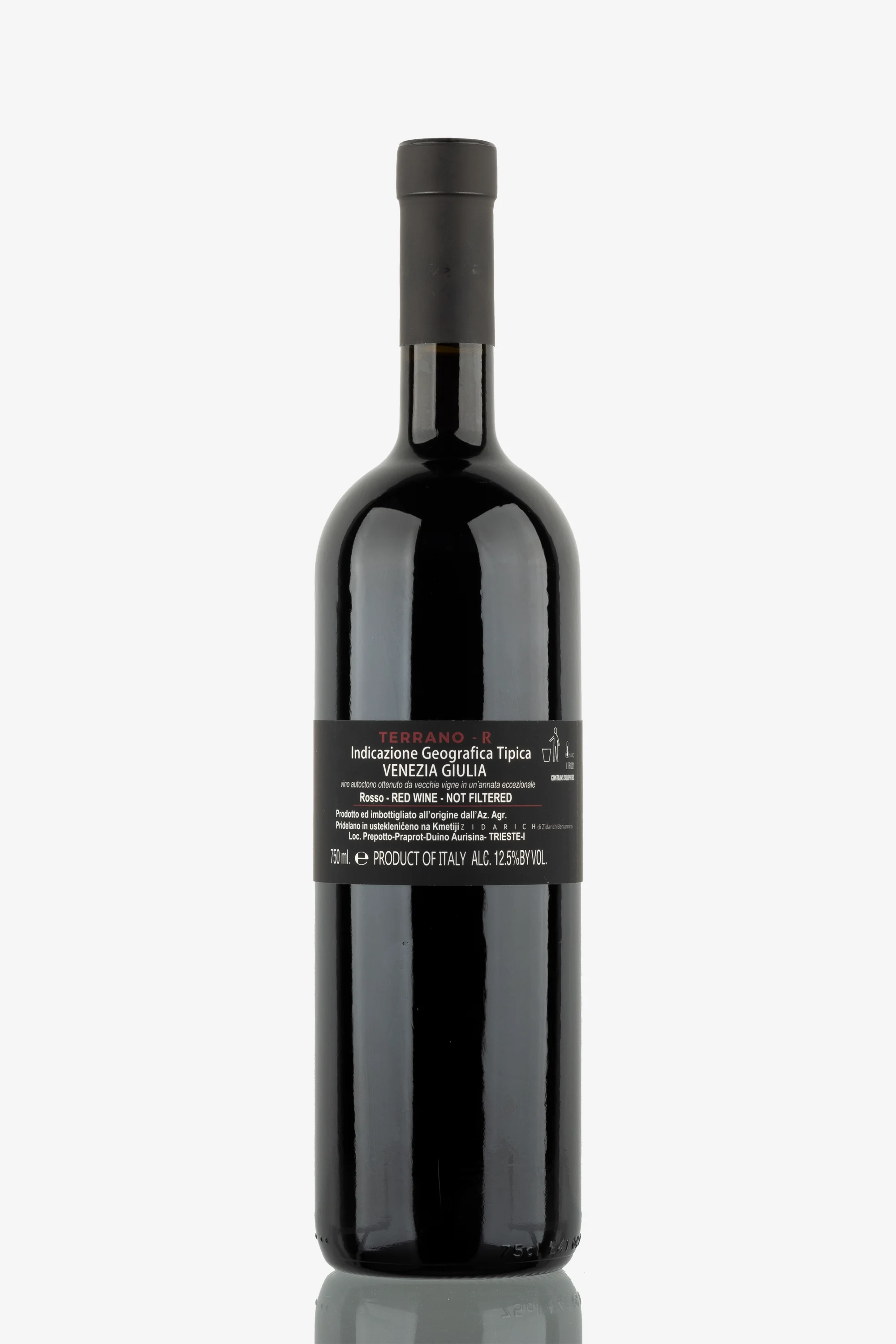 selected wine variant rear image