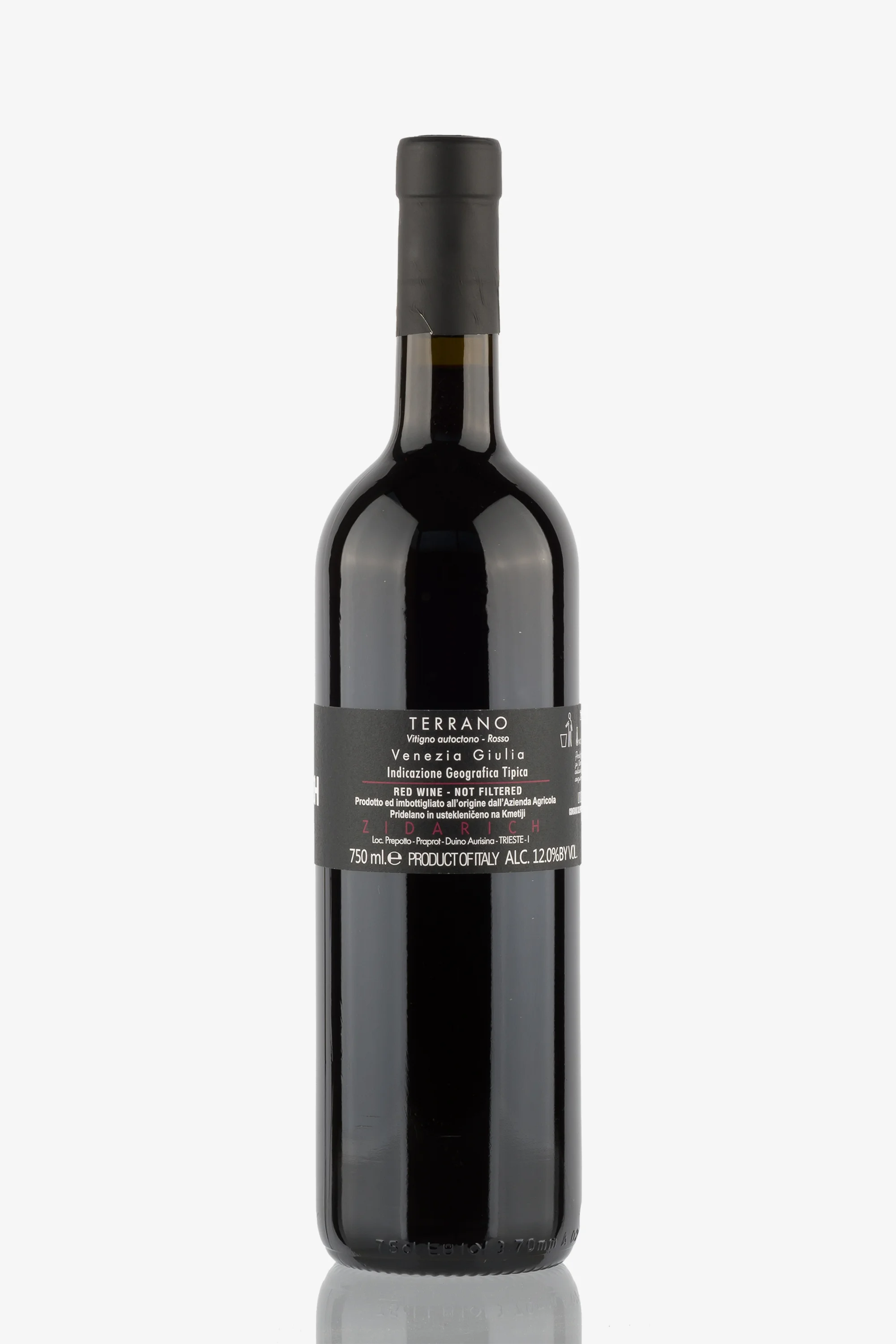 selected wine variant rear image