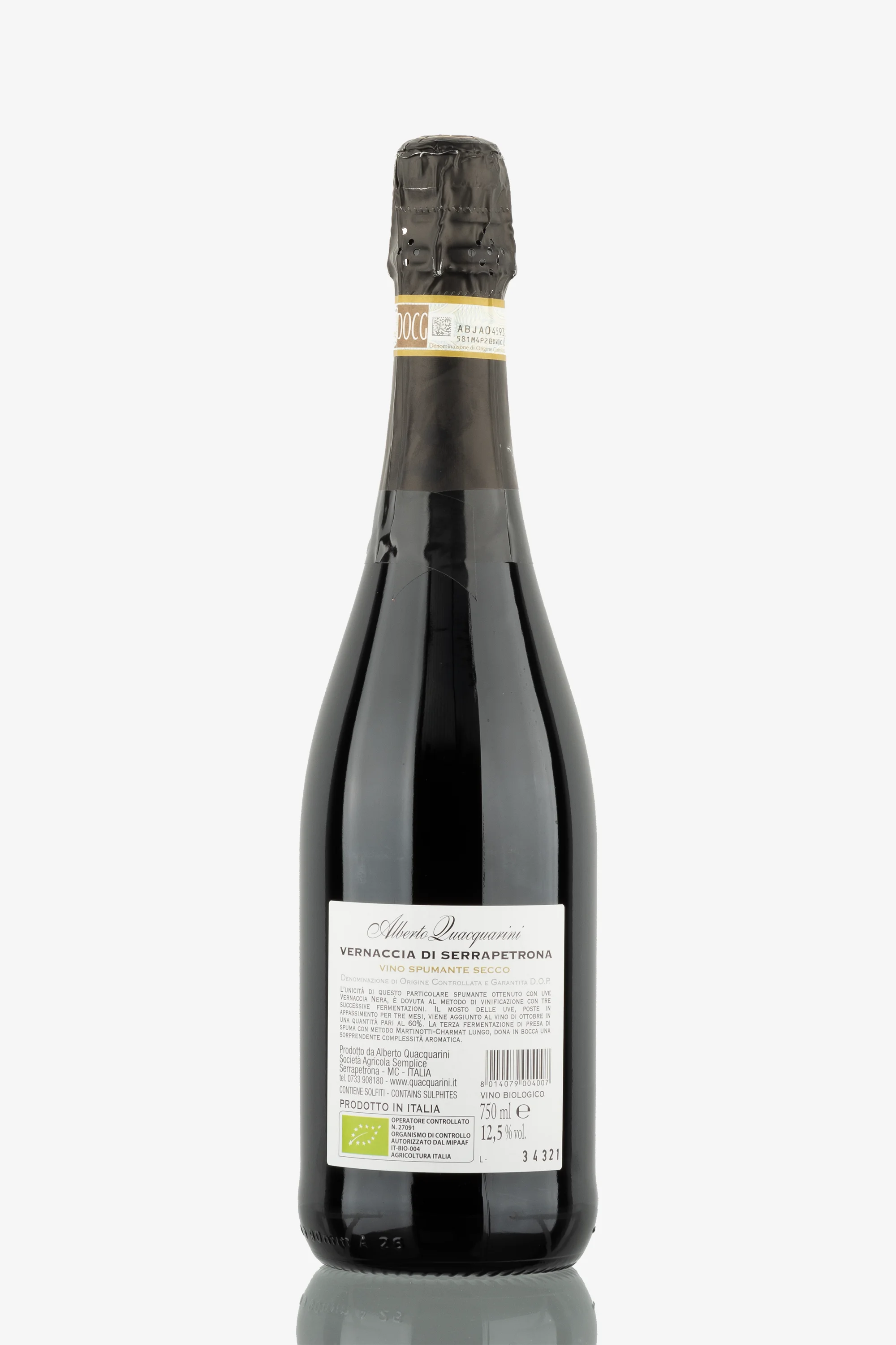 selected wine variant rear image