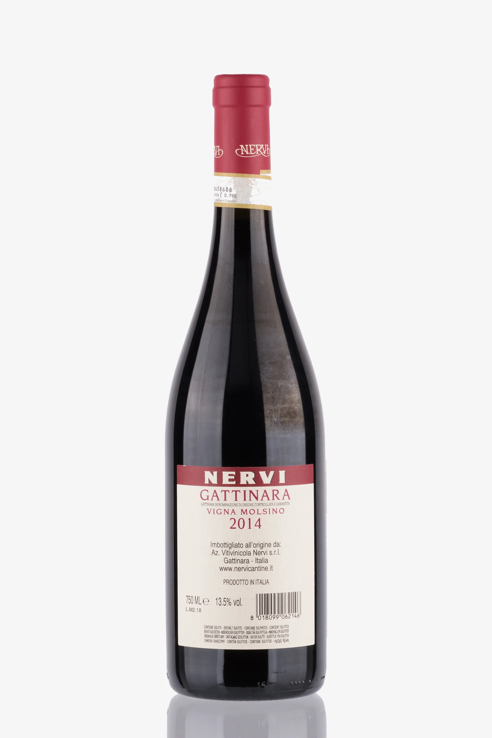 selected wine variant rear image