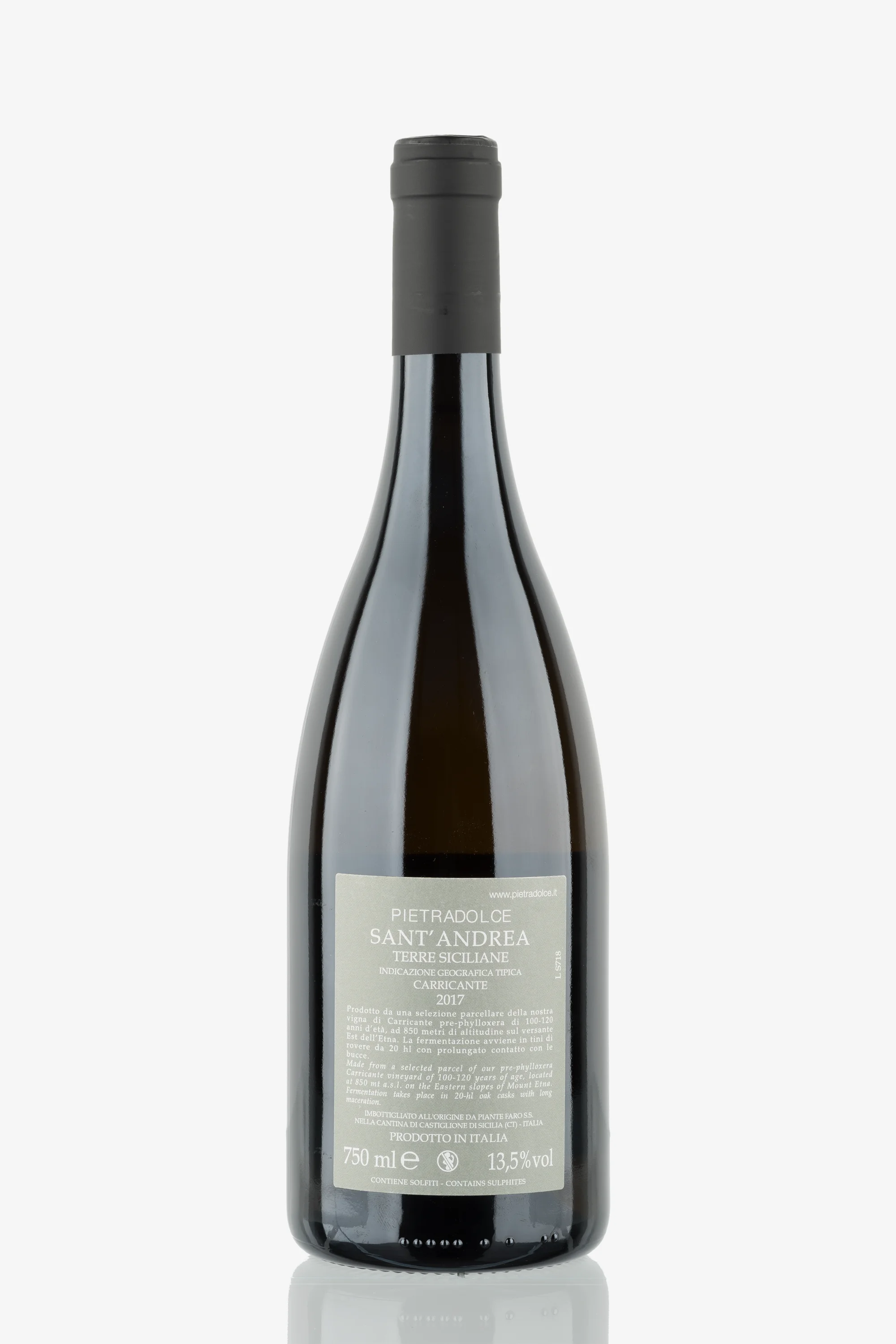 selected wine variant rear image