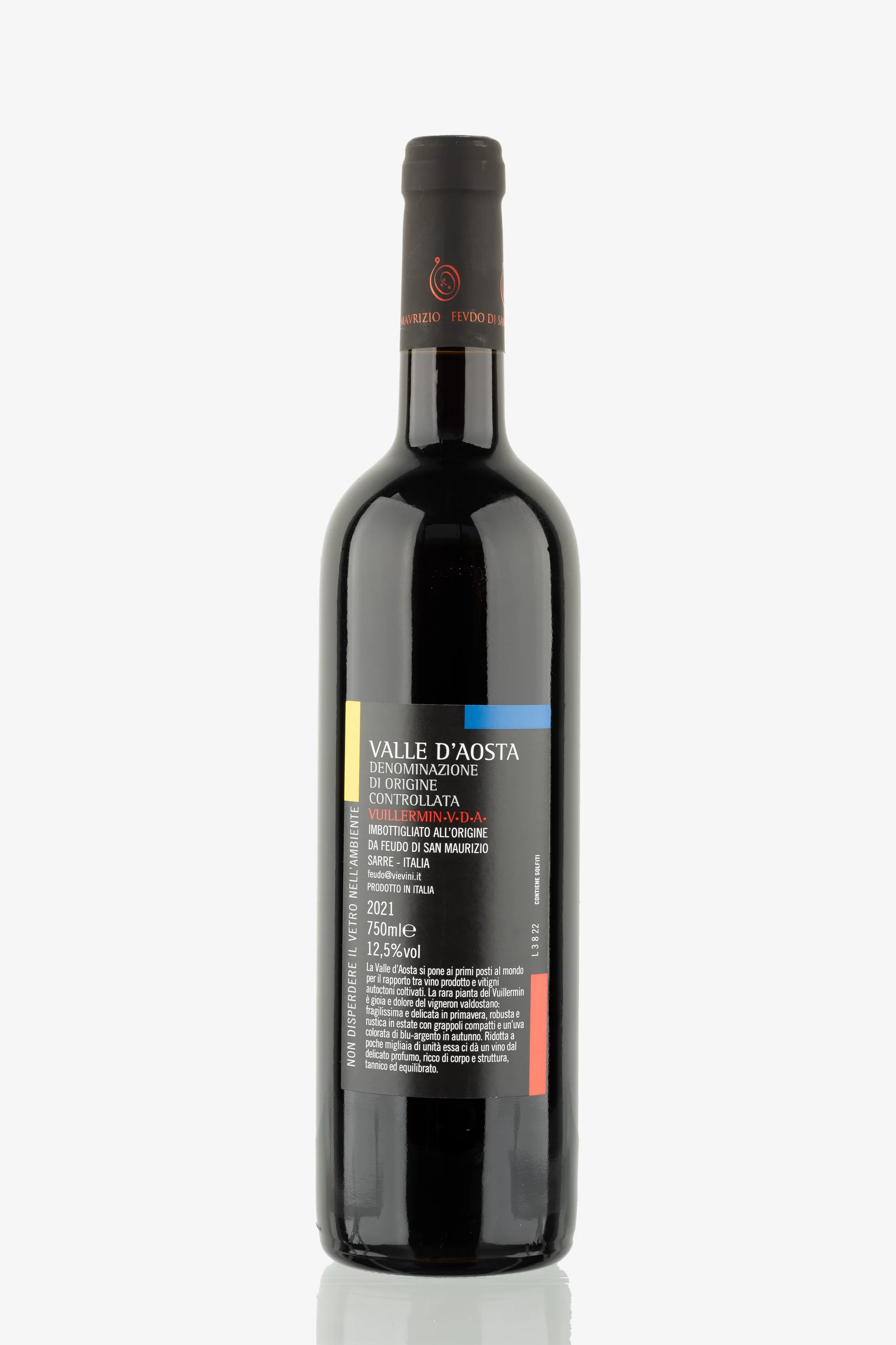 selected wine variant rear image