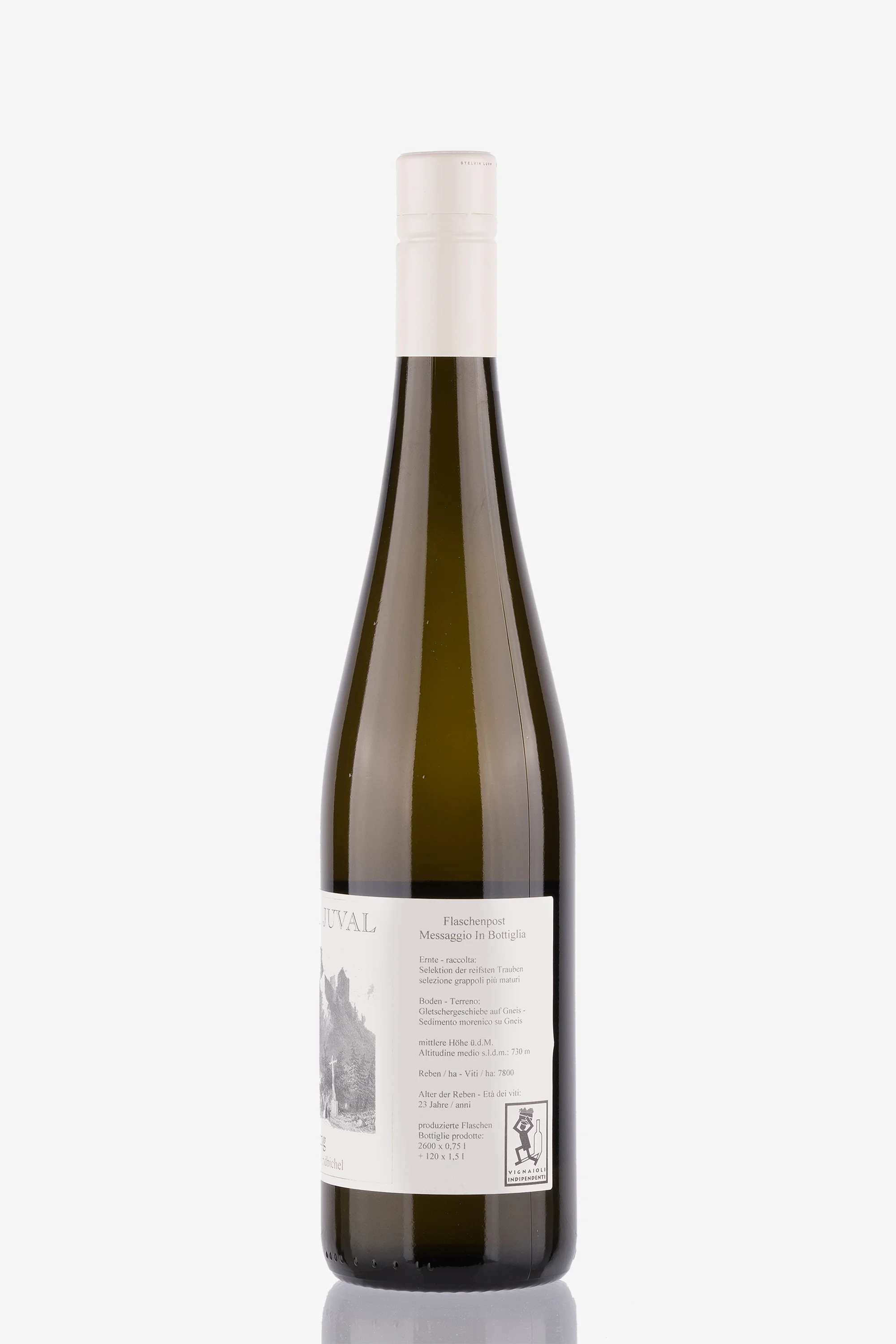selected wine variant rear image