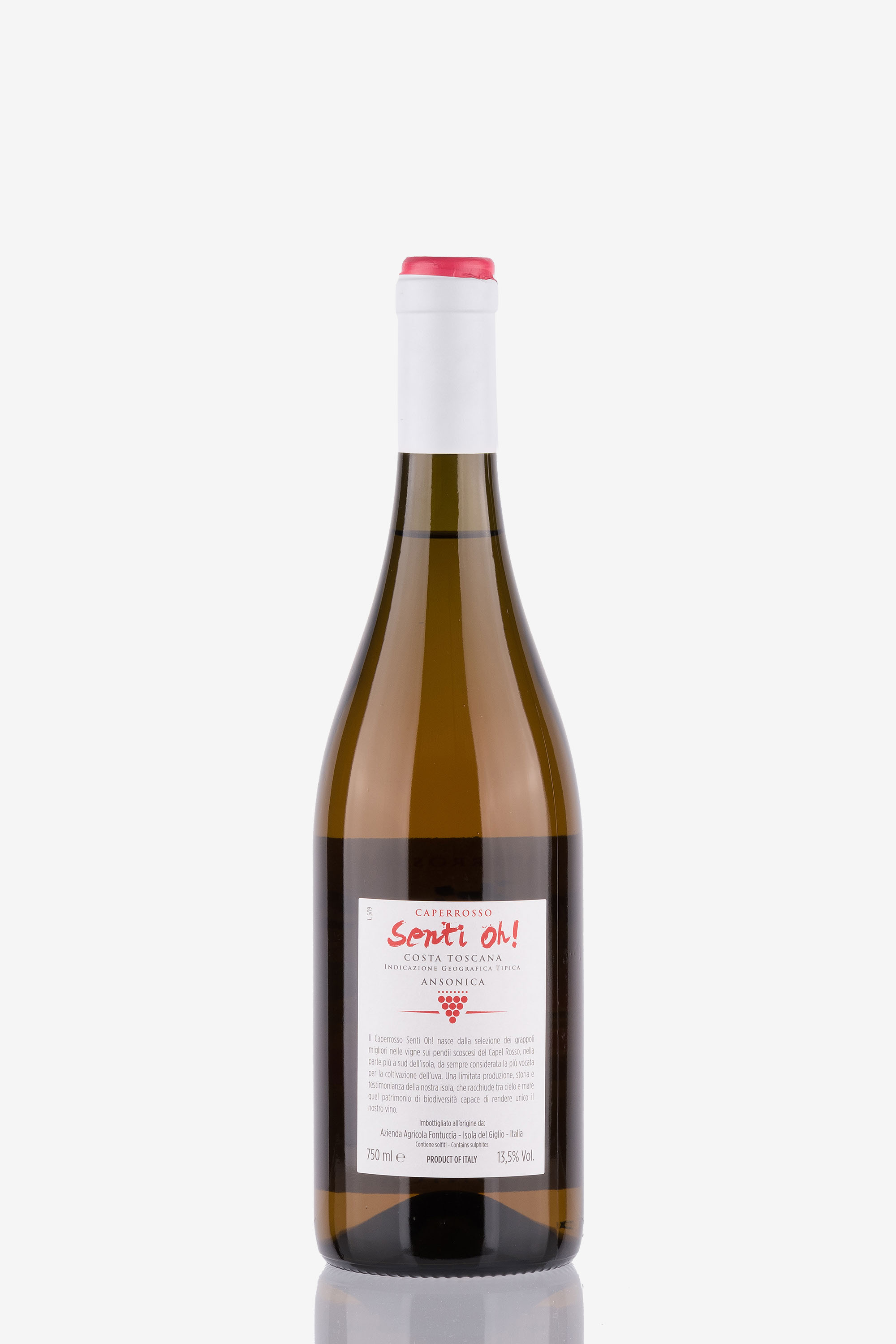 selected wine variant rear image