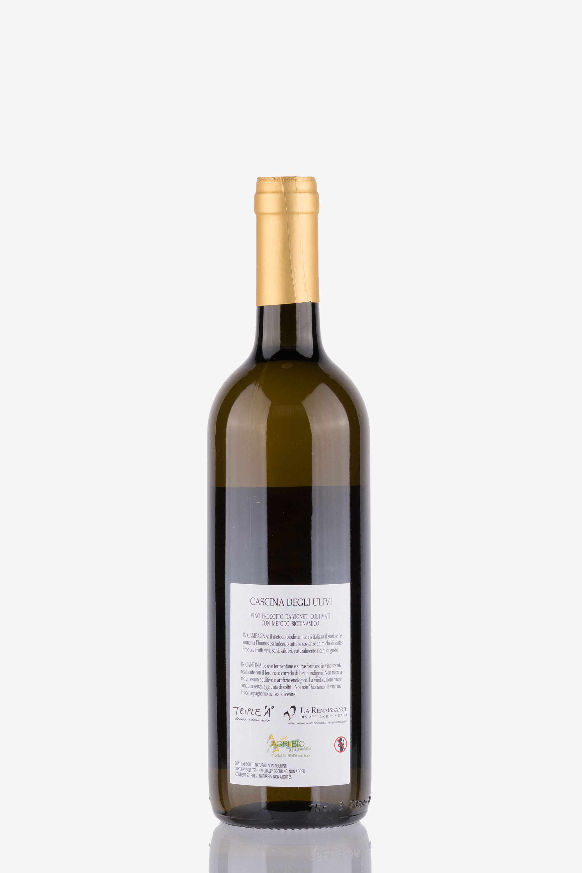 selected wine variant rear image