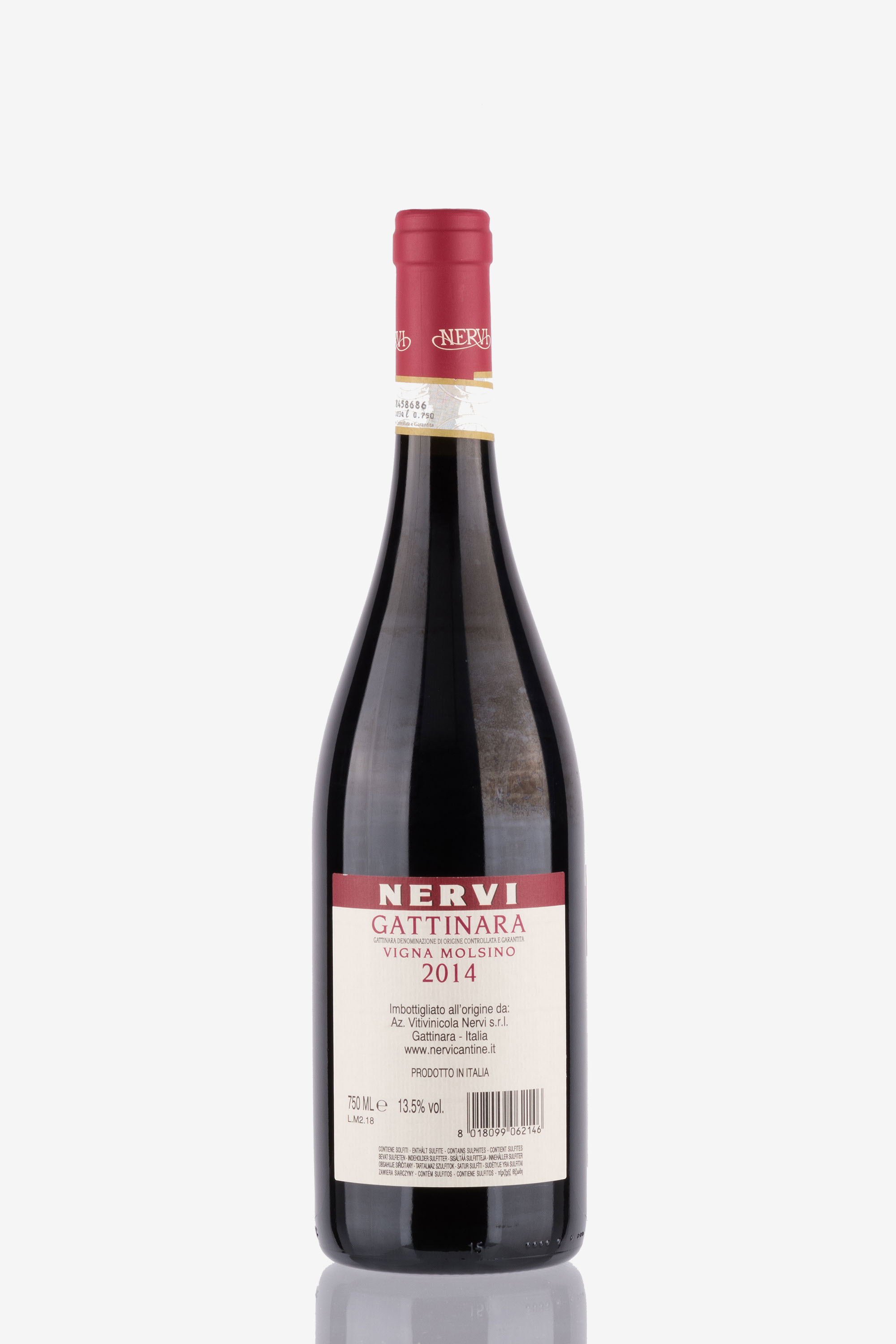 selected wine variant rear image