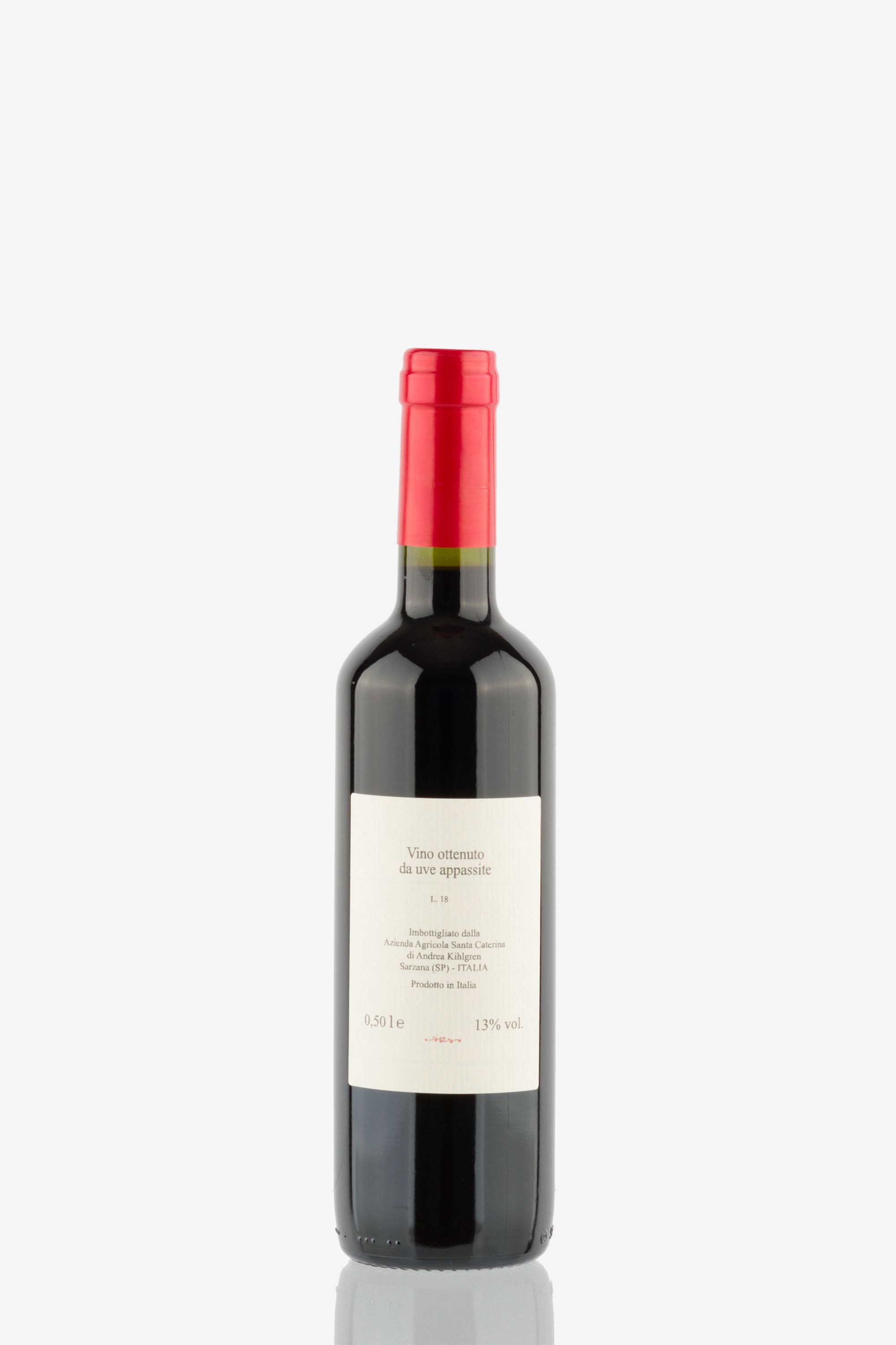 selected wine variant rear image