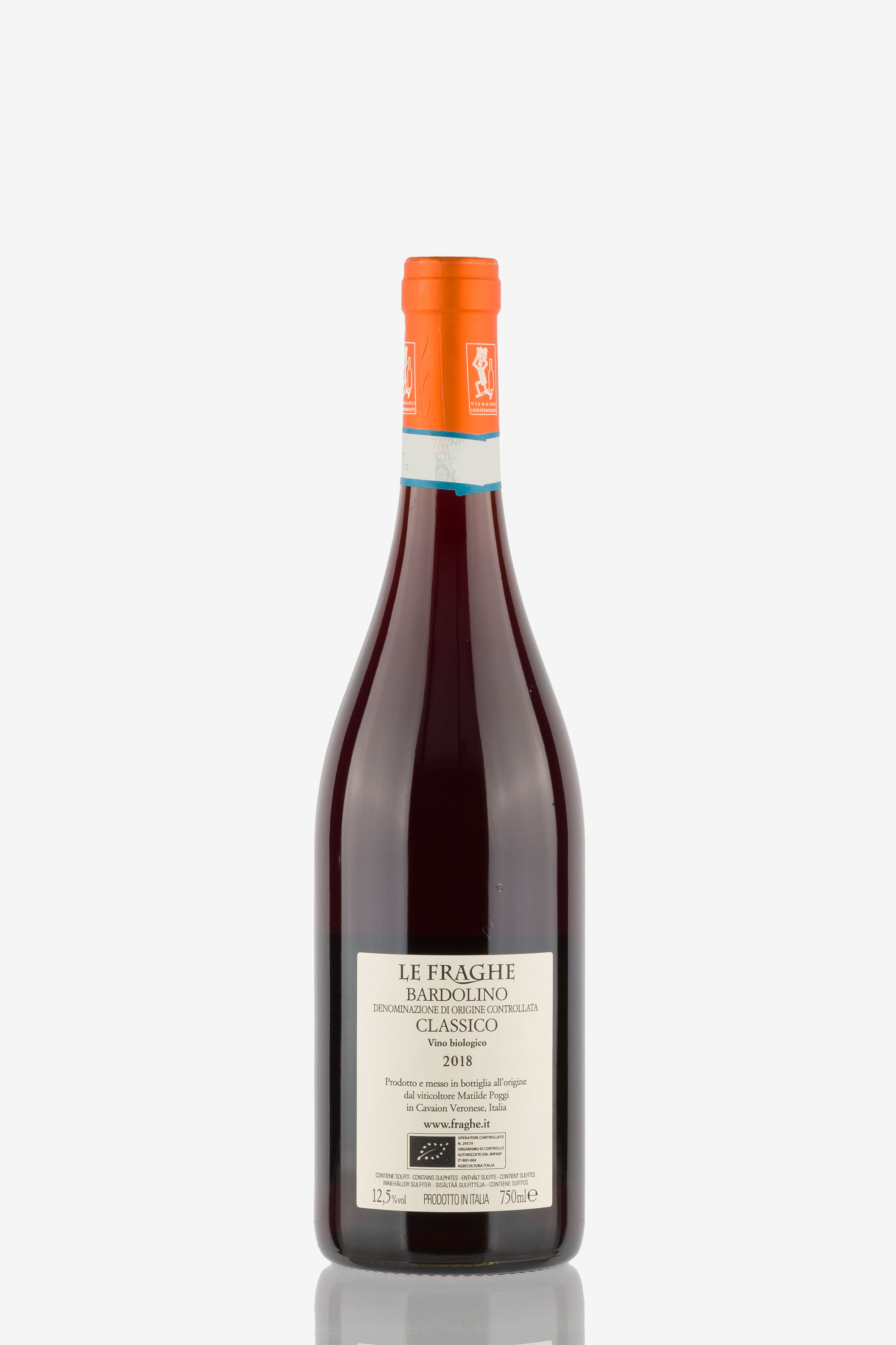 selected wine variant rear image