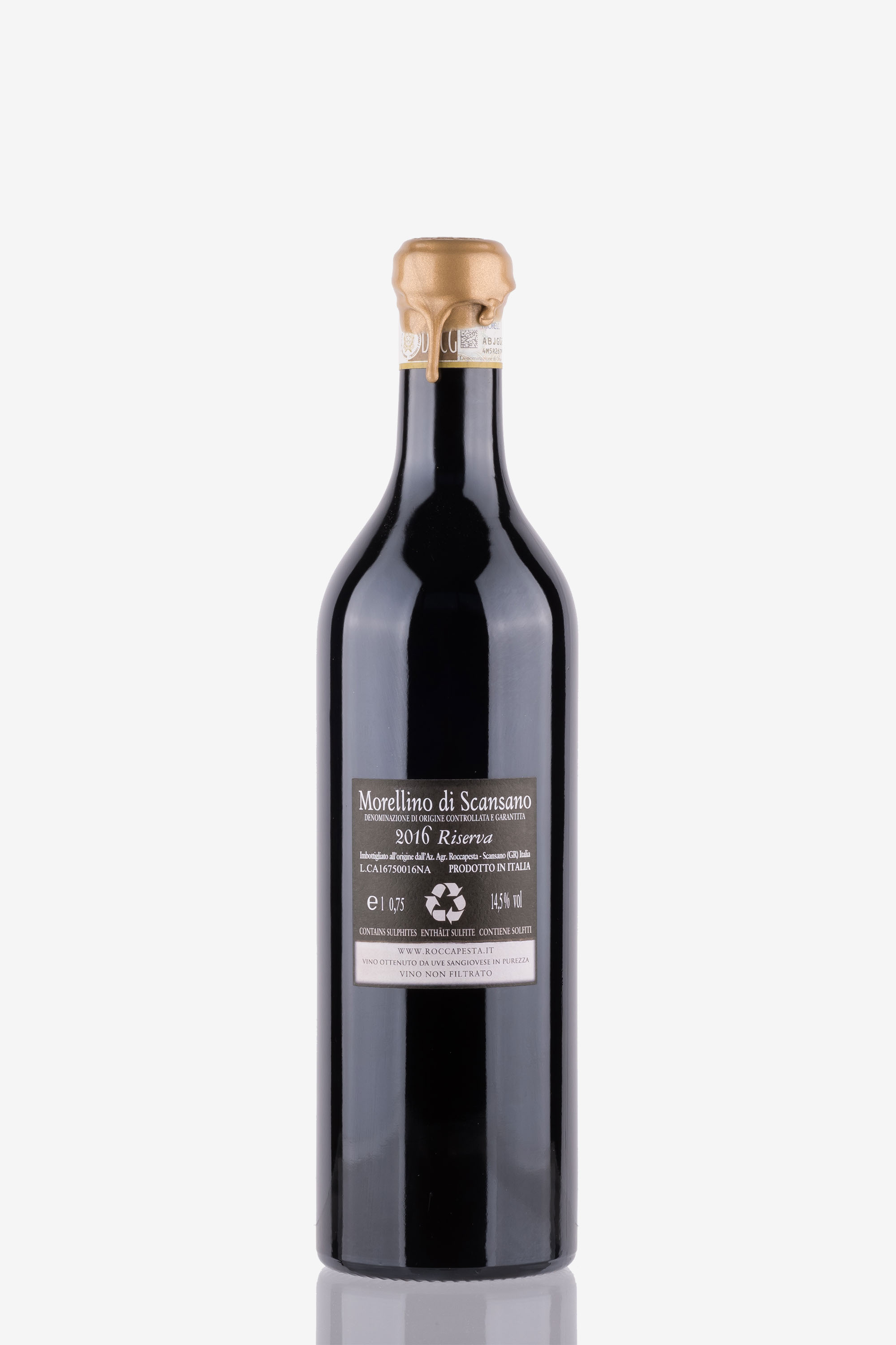 selected wine variant rear image