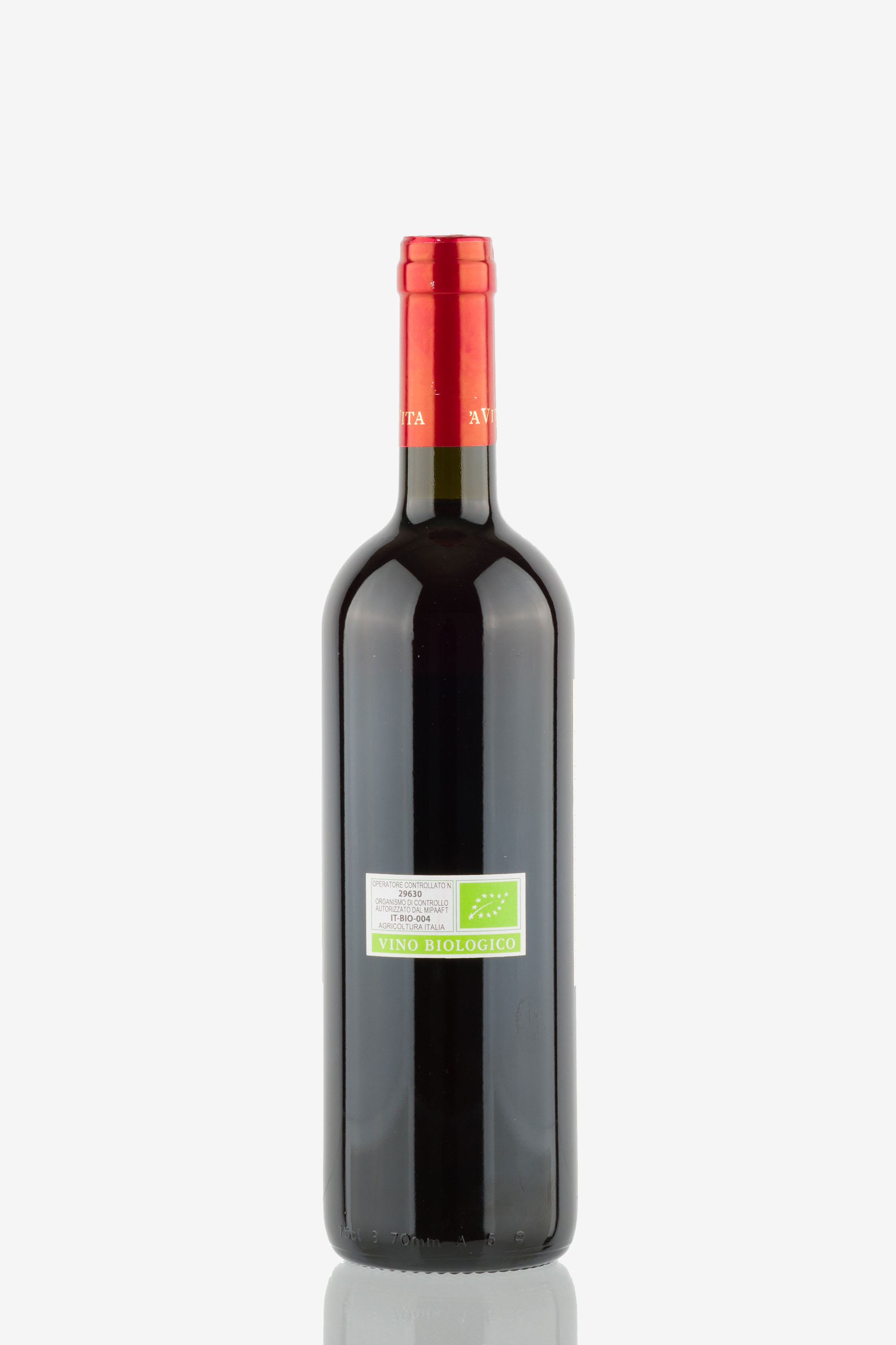 selected wine variant rear image