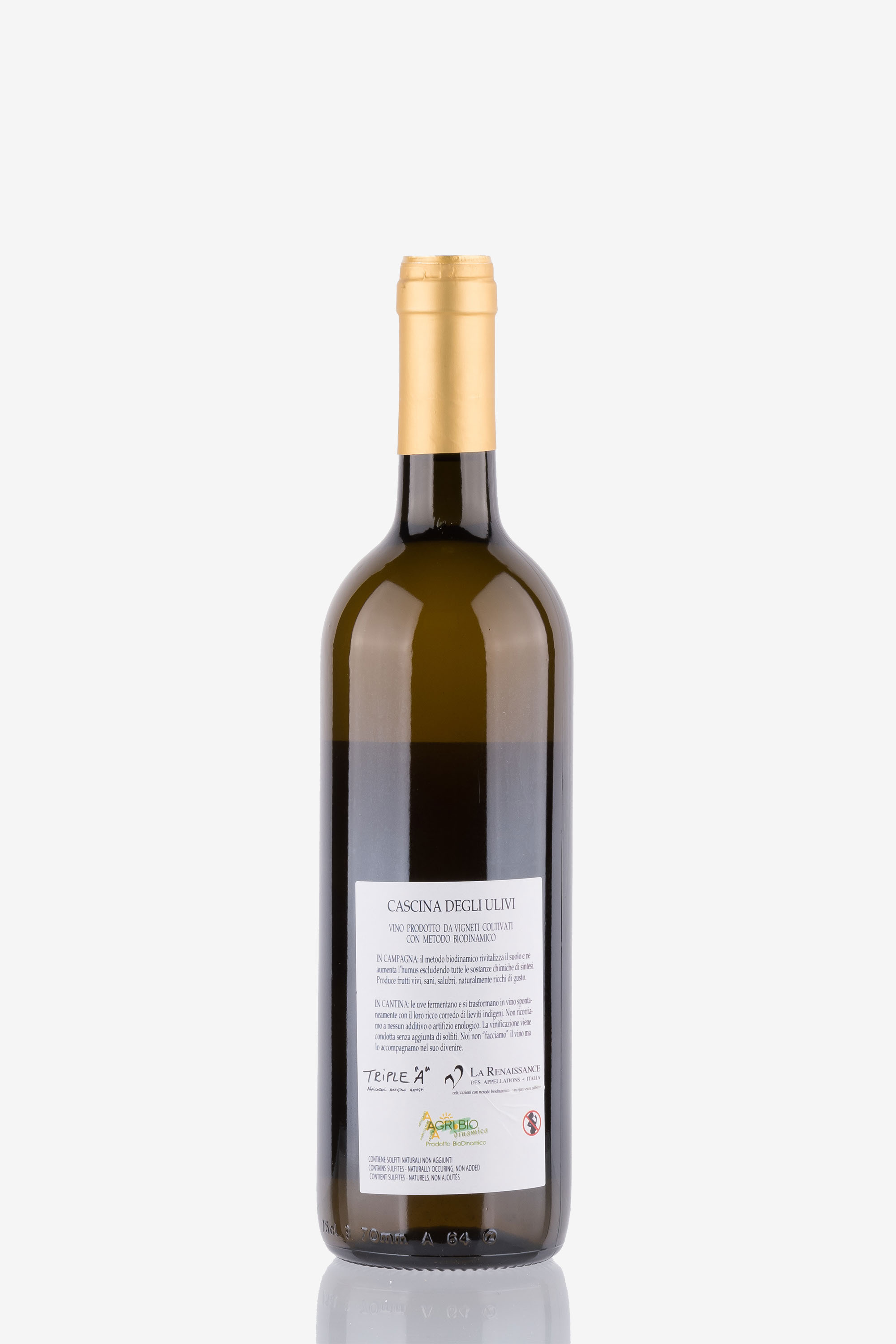 selected wine variant rear image