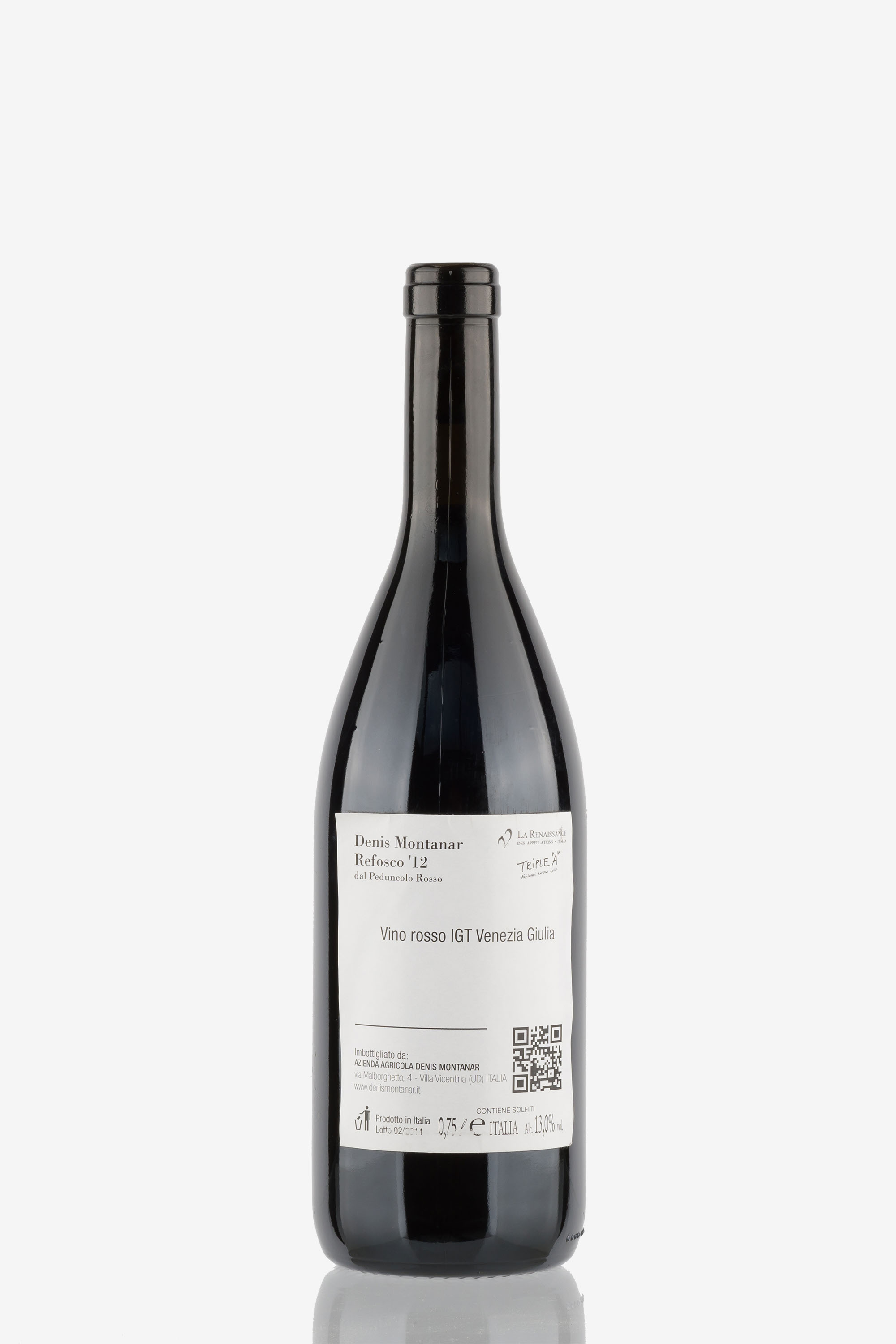 selected wine variant rear image