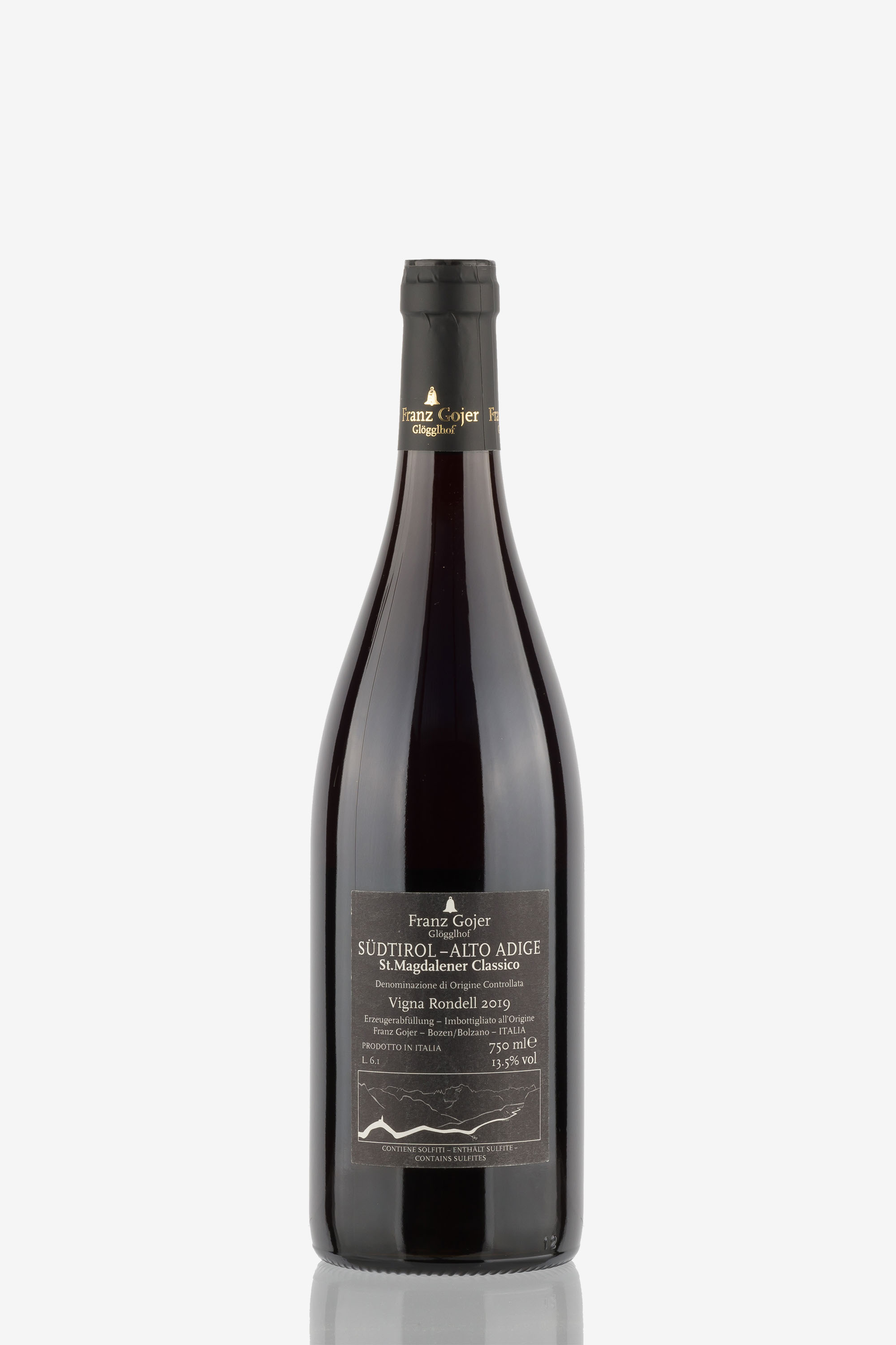 selected wine variant rear image