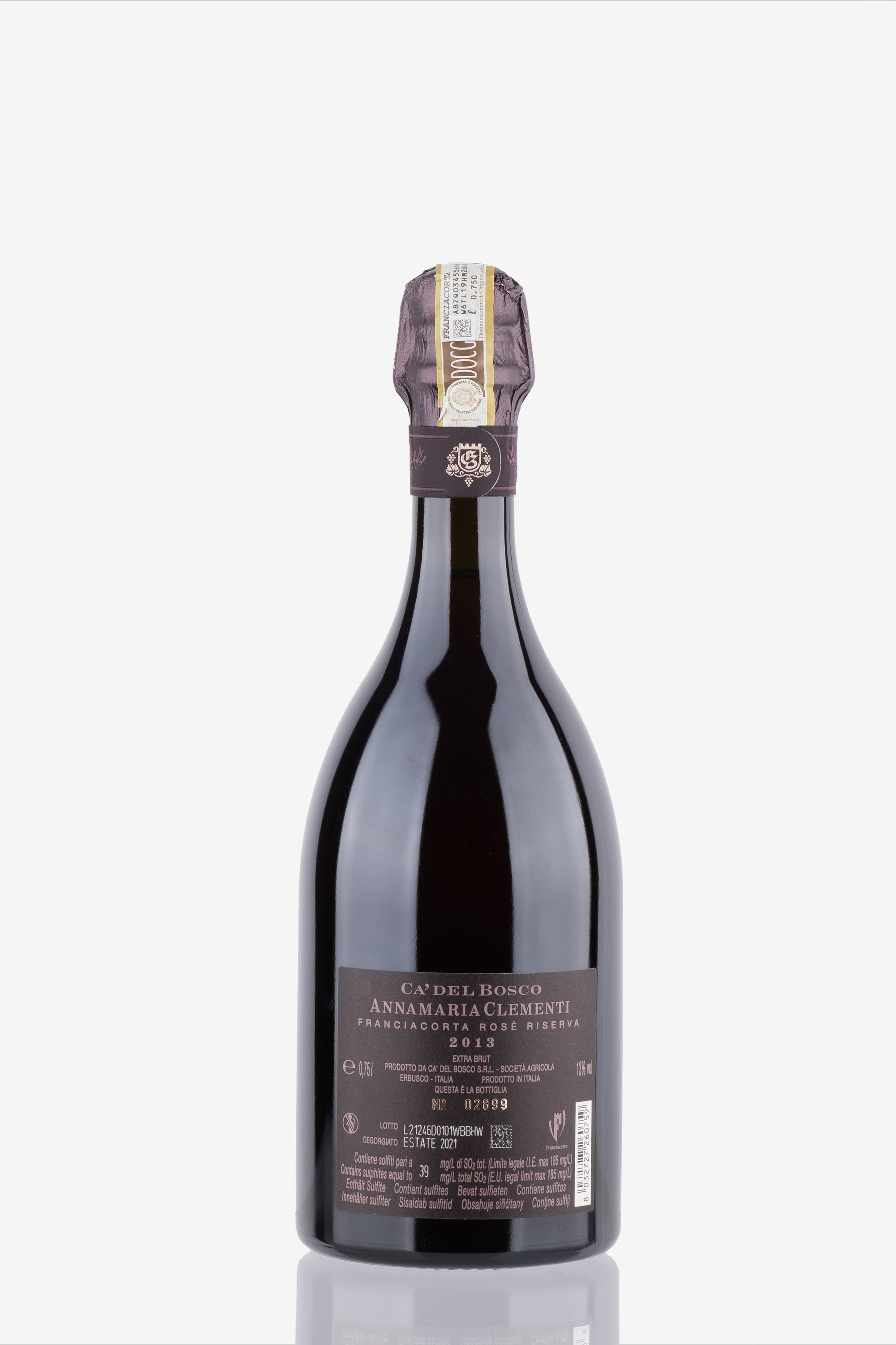 selected wine variant rear image