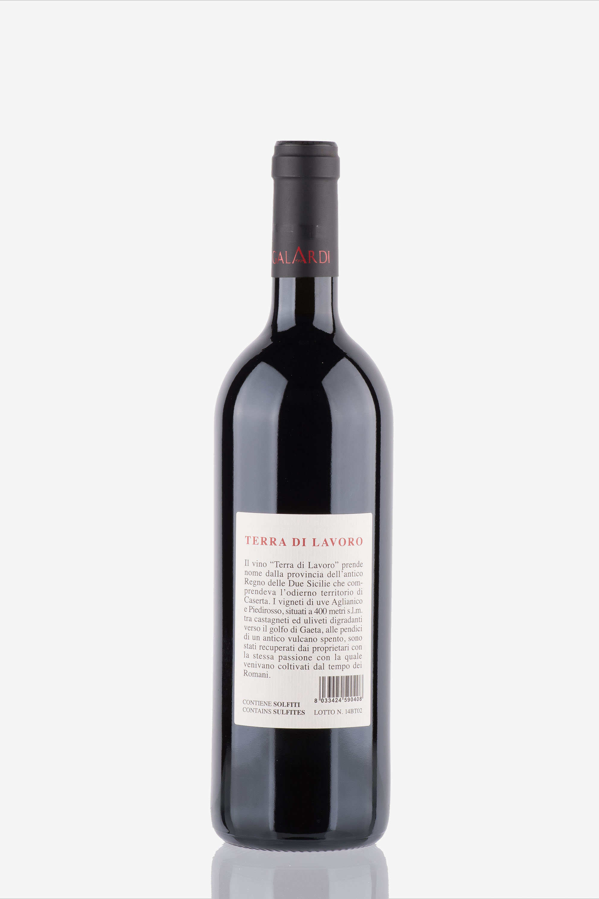 selected wine variant rear image