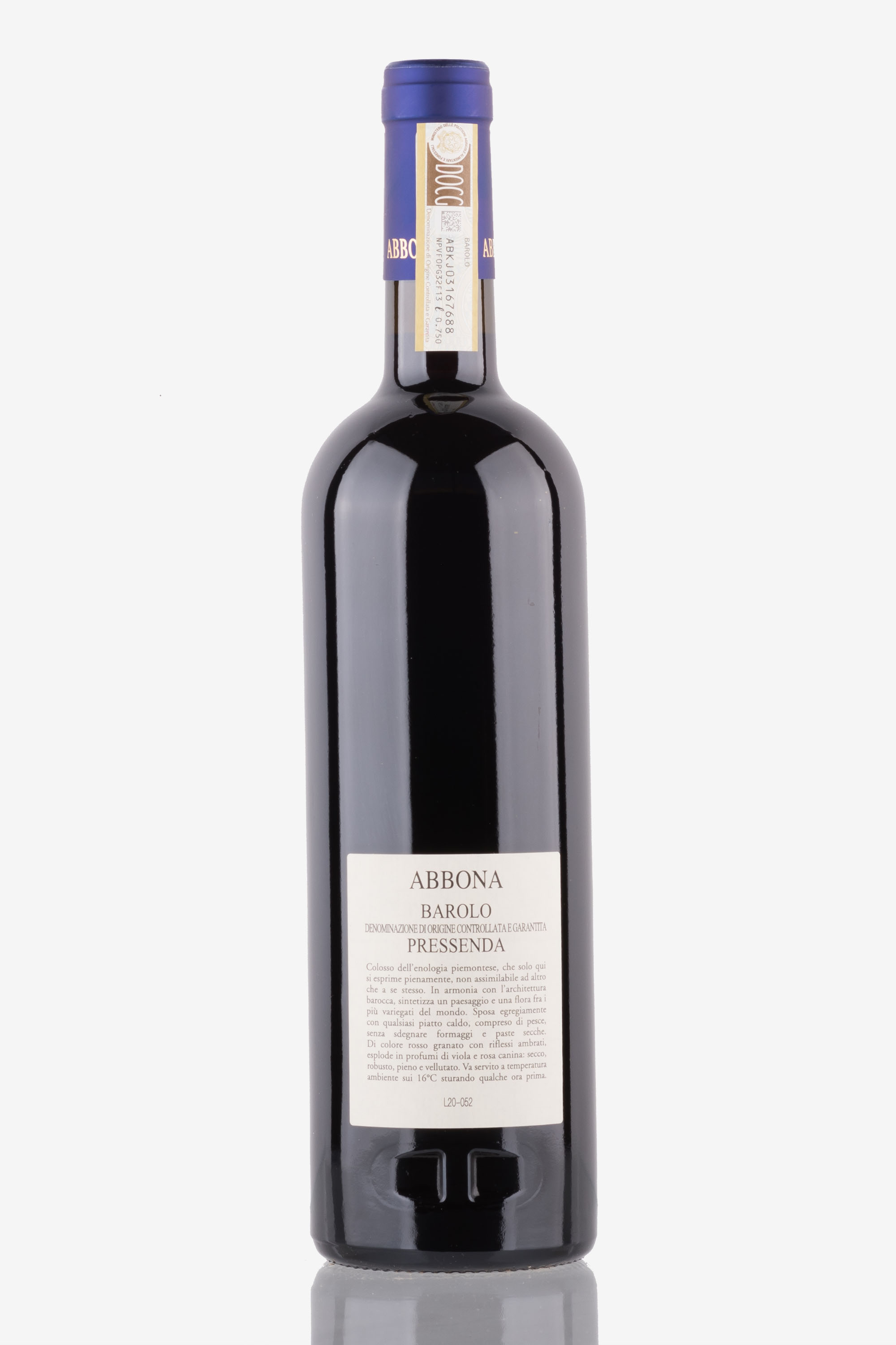 selected wine variant rear image