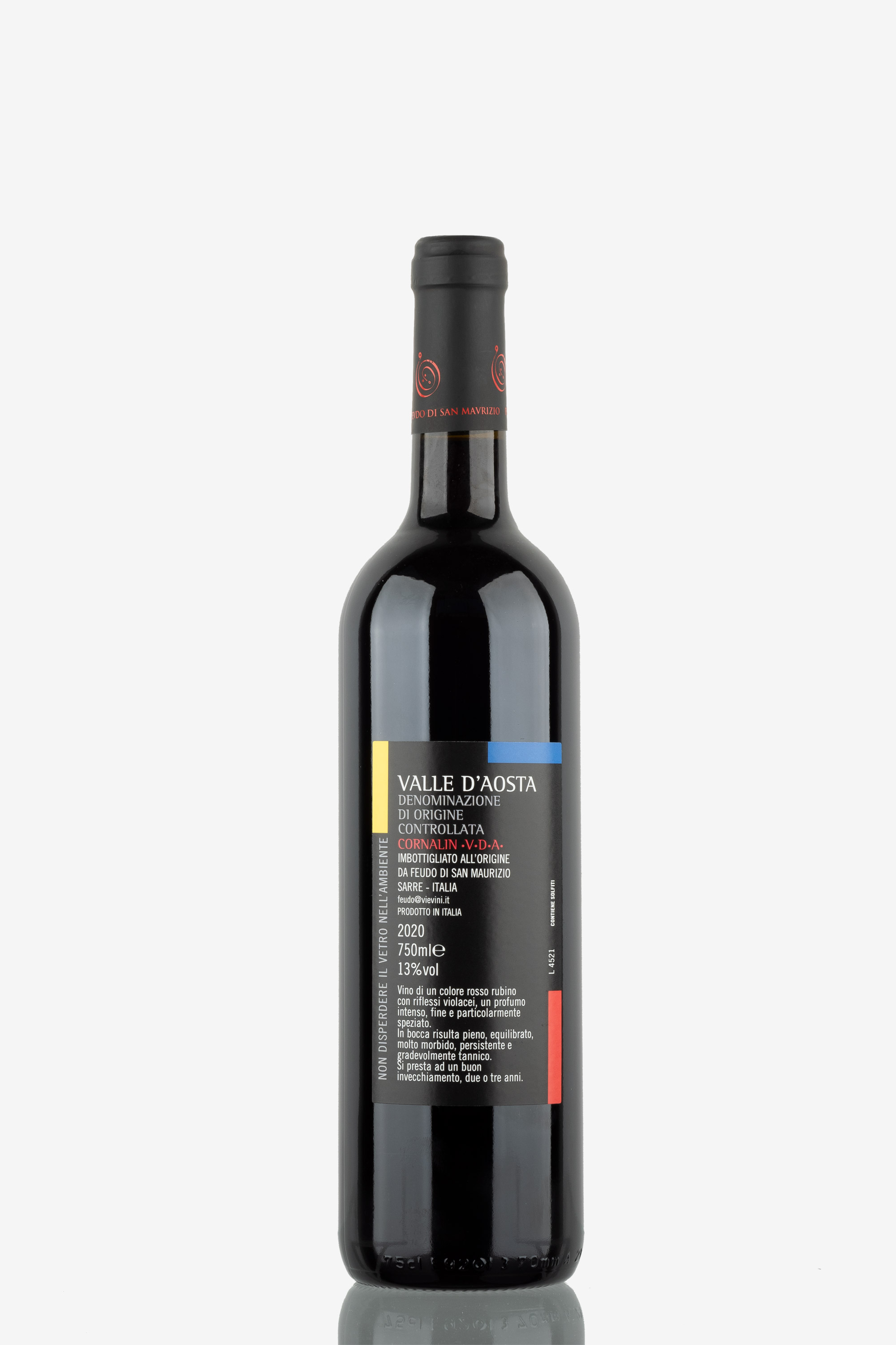 selected wine variant rear image