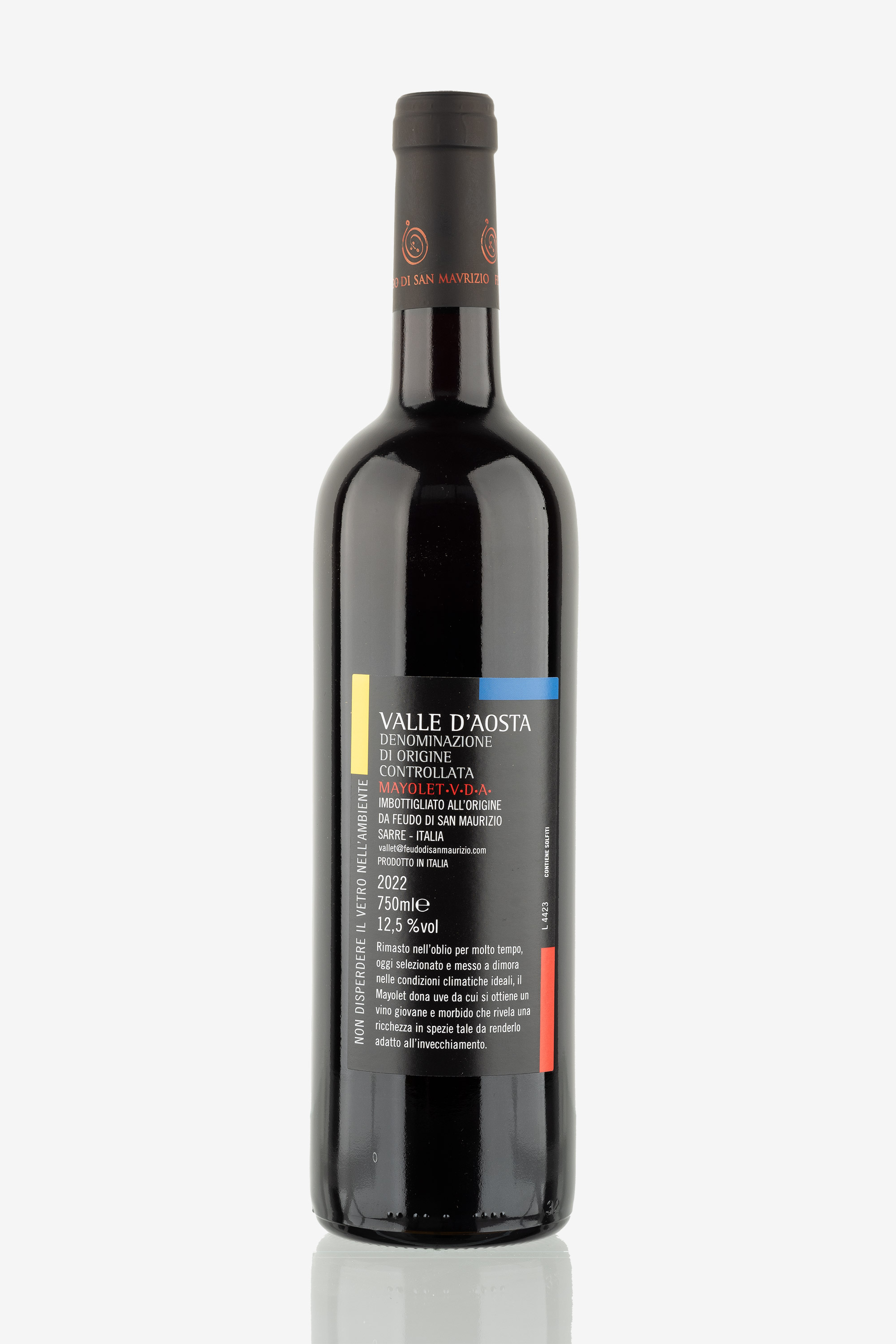 selected wine variant rear image