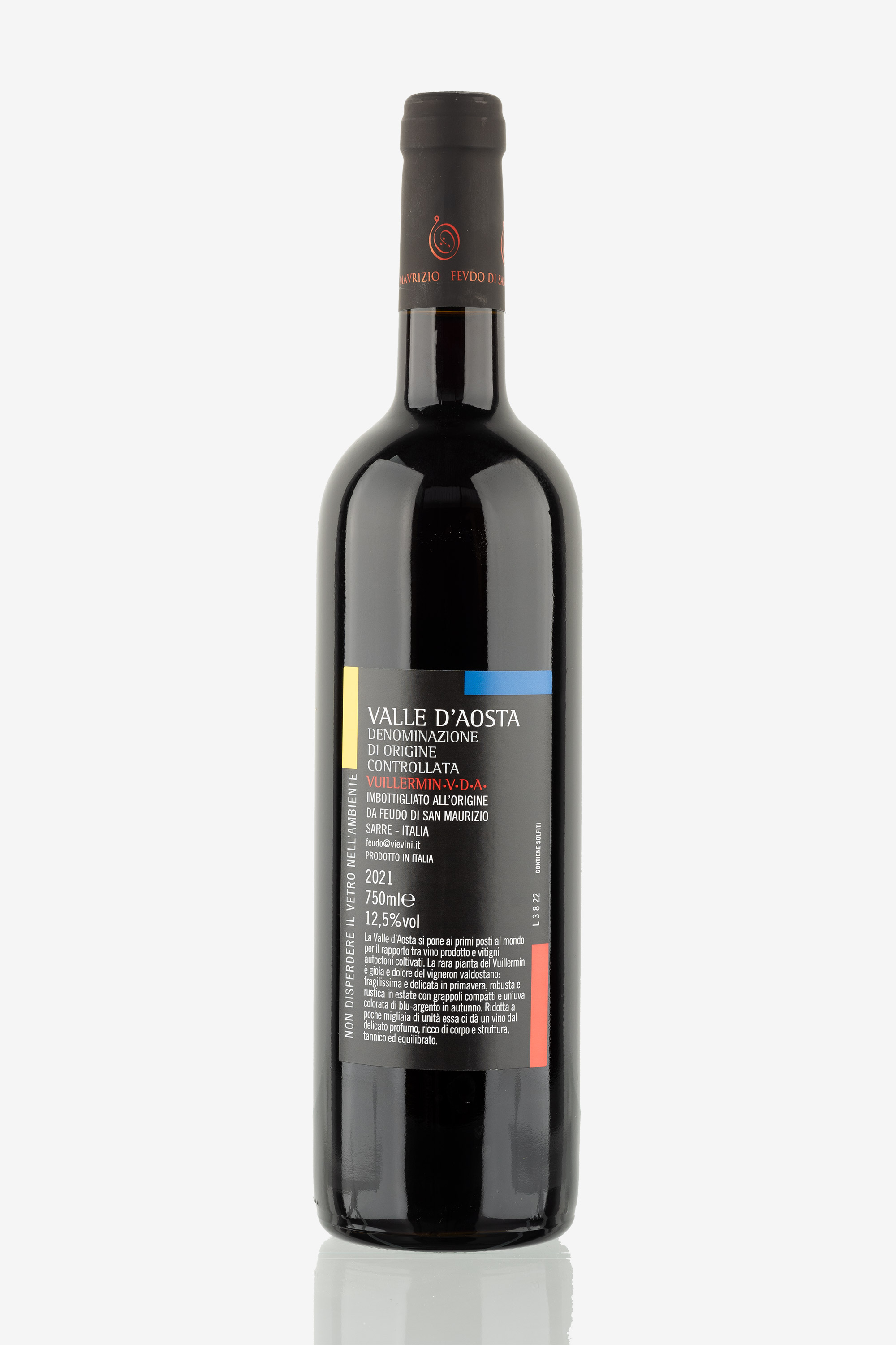 selected wine variant rear image