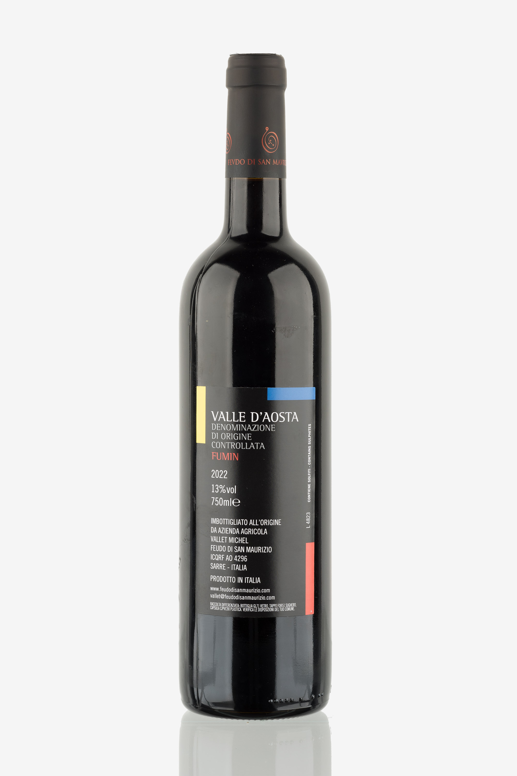 selected wine variant rear image