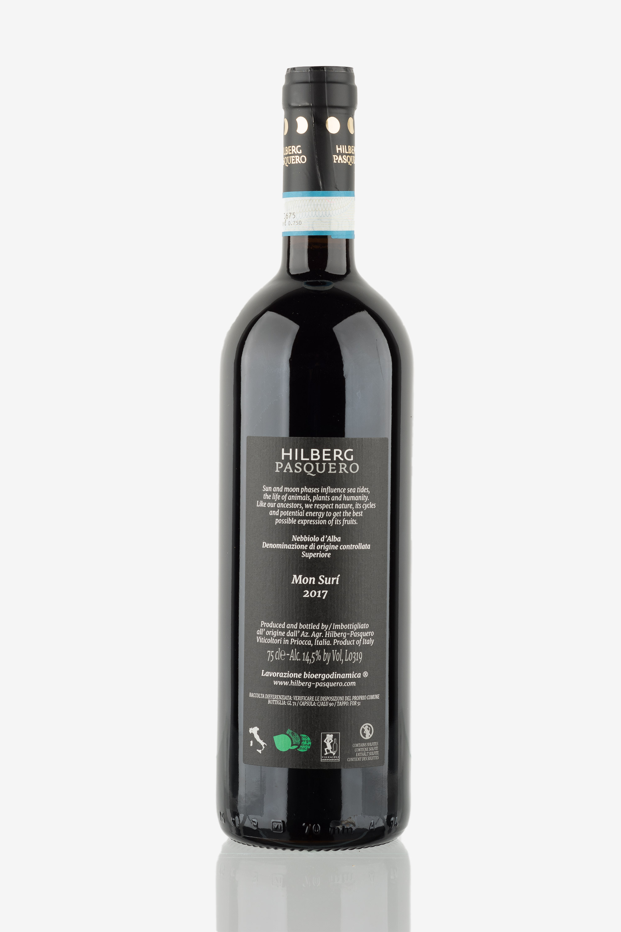 selected wine variant rear image