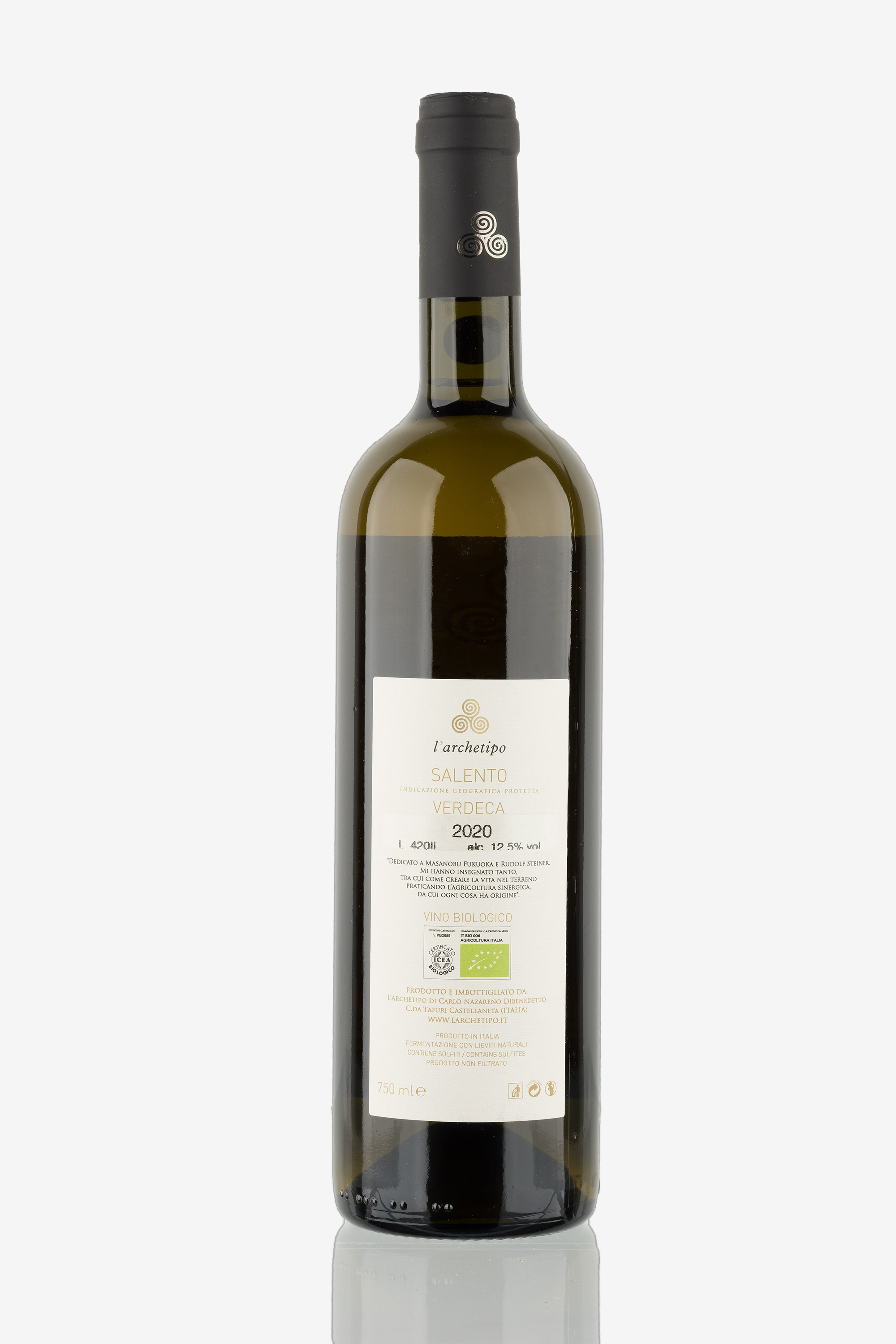 selected wine variant rear image