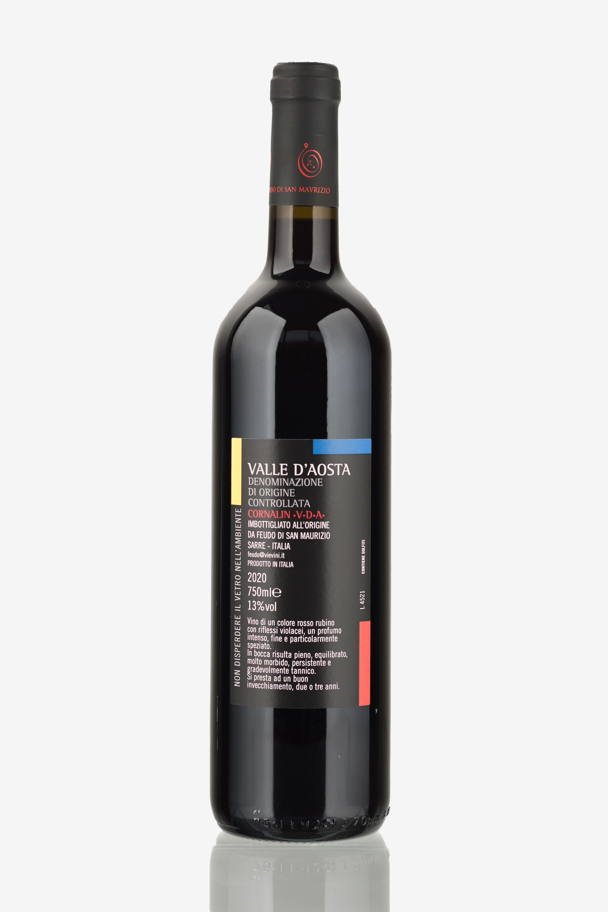 selected wine variant rear image