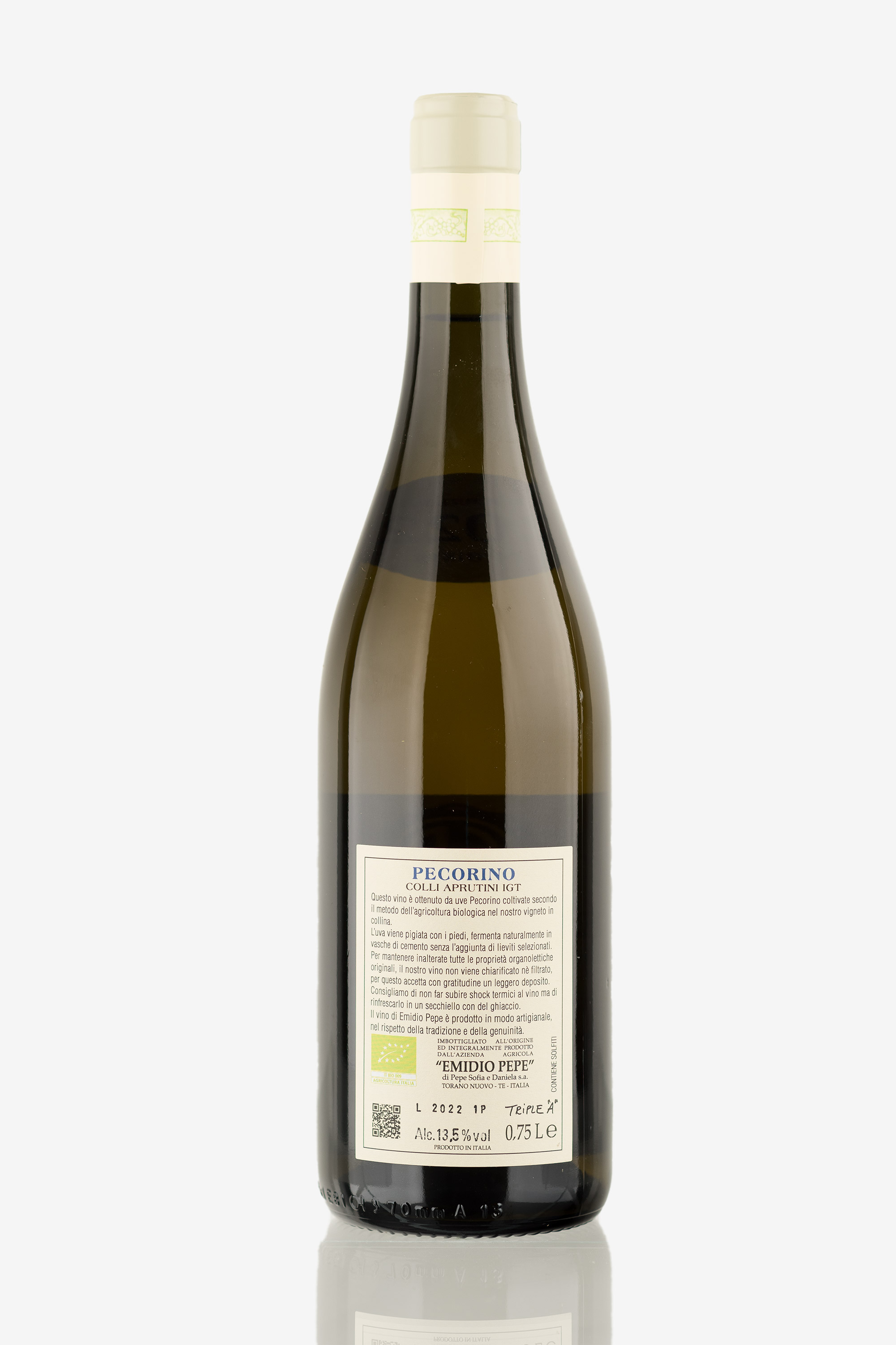 selected wine variant rear image