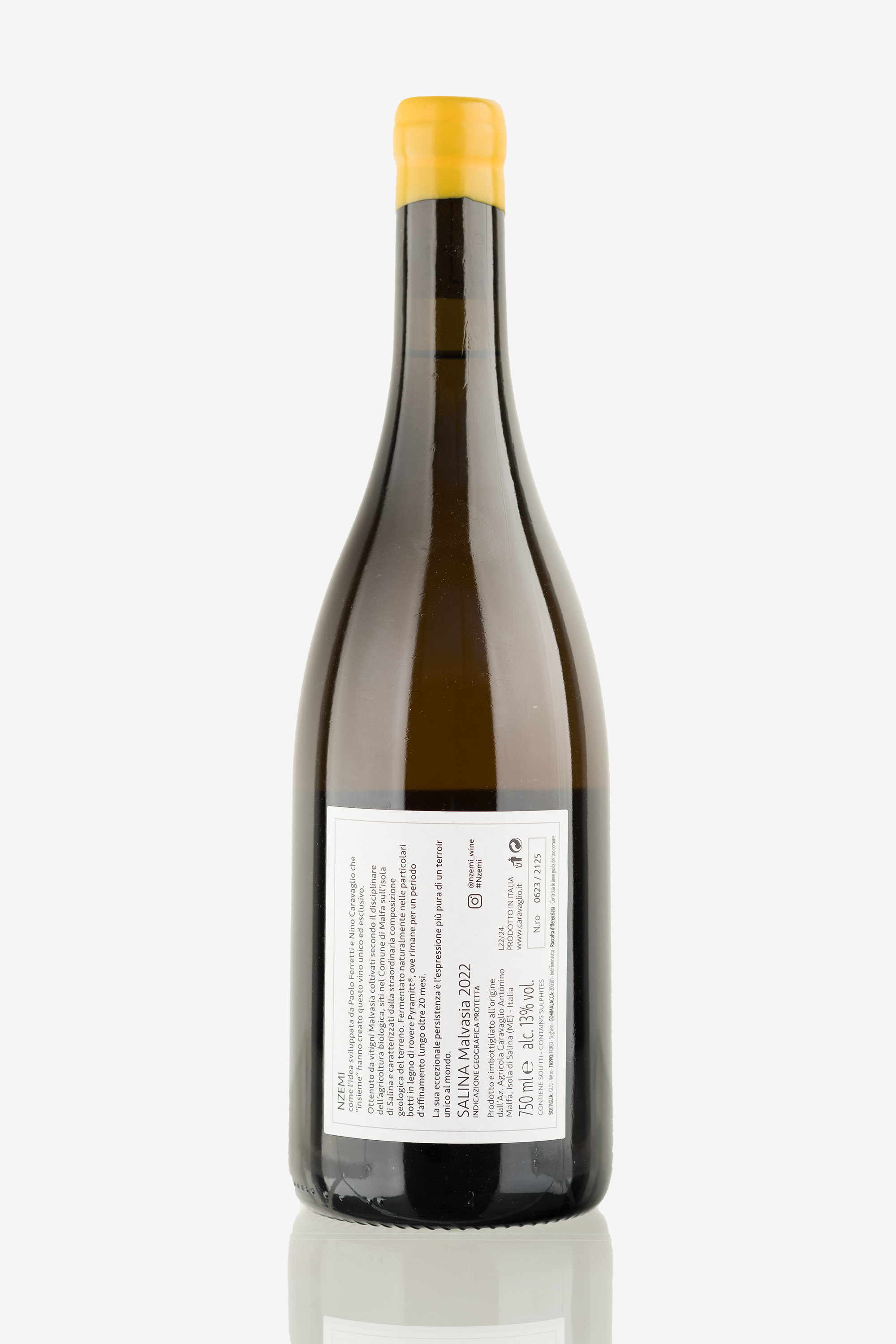 selected wine variant rear image